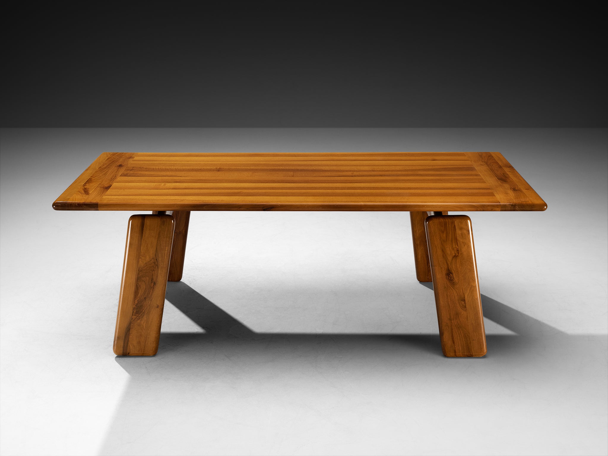 Mario Marenco for Mobil Girgi 'Sapporo' Dining Table in Walnut Tables Morentz