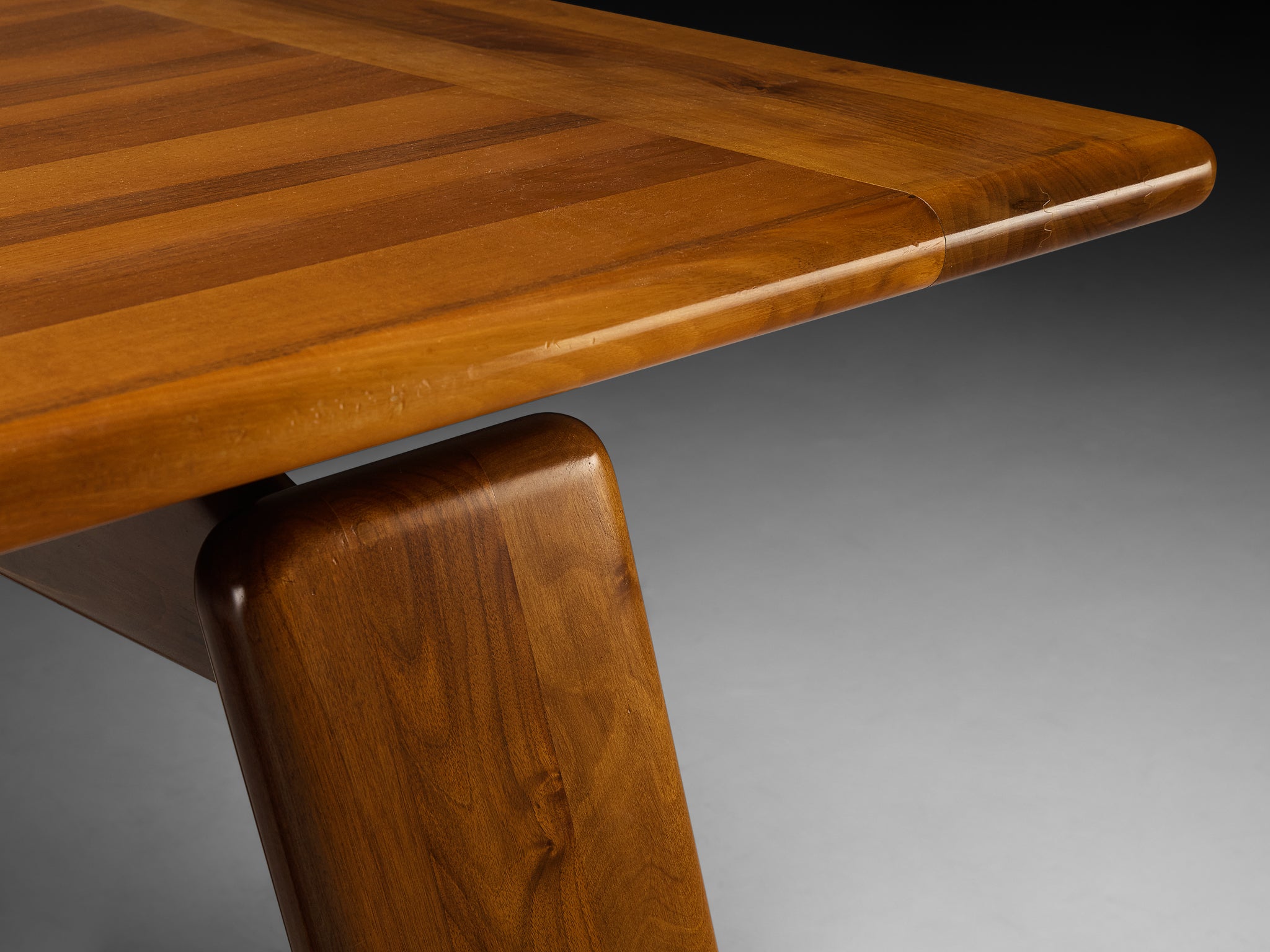 Mario Marenco for Mobil Girgi 'Sapporo' Dining Table in Walnut Tables Morentz