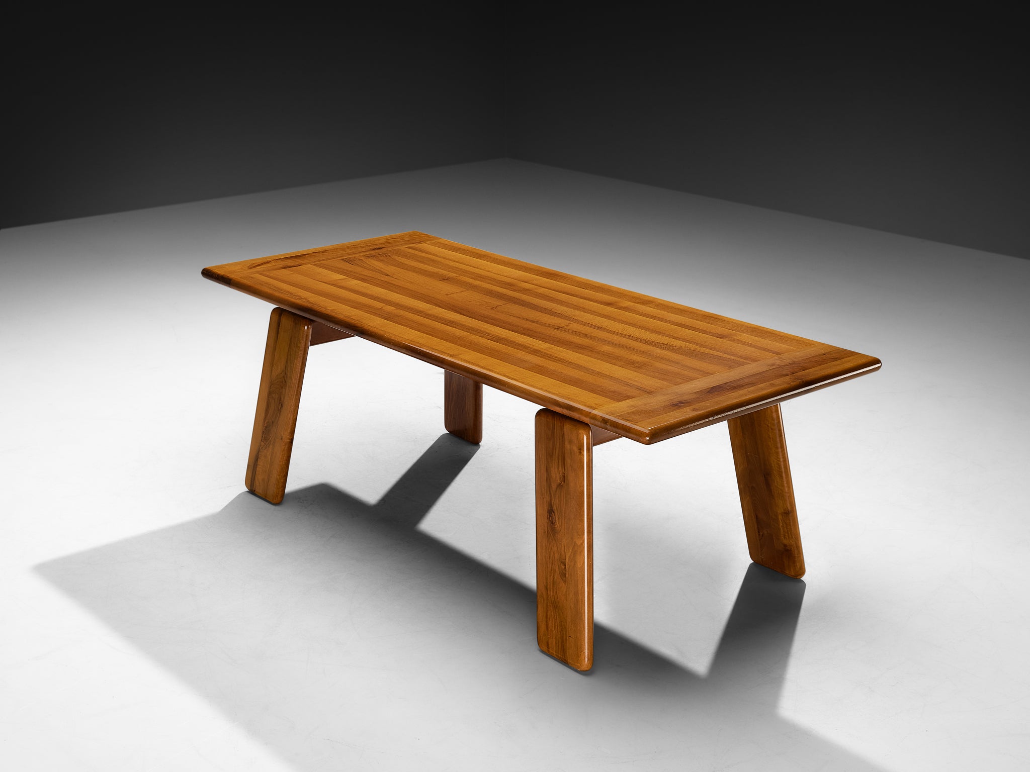 Mario Marenco for Mobil Girgi 'Sapporo' Dining Table in Walnut Tables Morentz