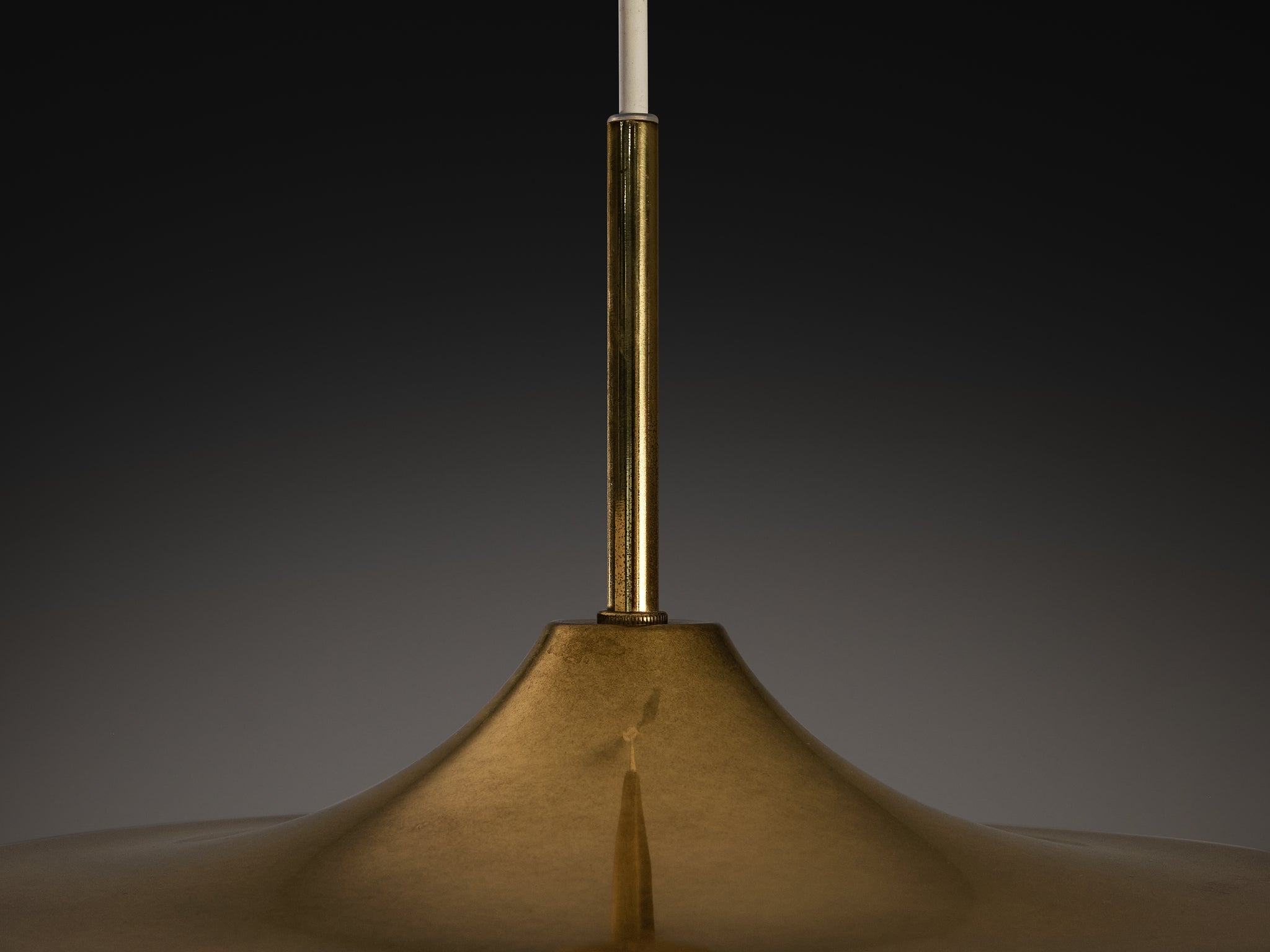 Hans-Agne Jakobsson 'Fringe' Pendant in Silk and Brass