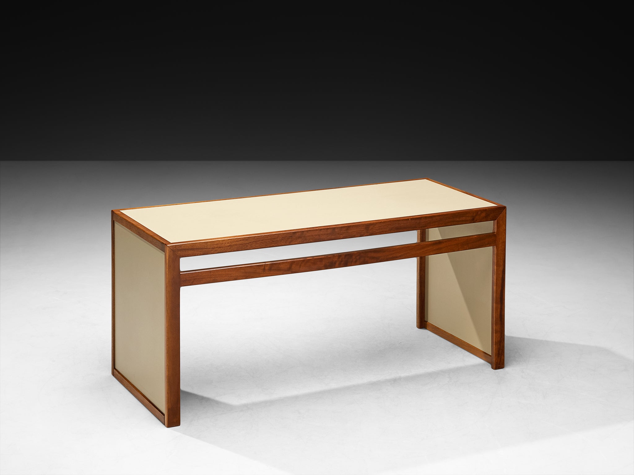 André Sornay Rare Writing Desk with Movable Cabinets in Mahogany Tables Morentz