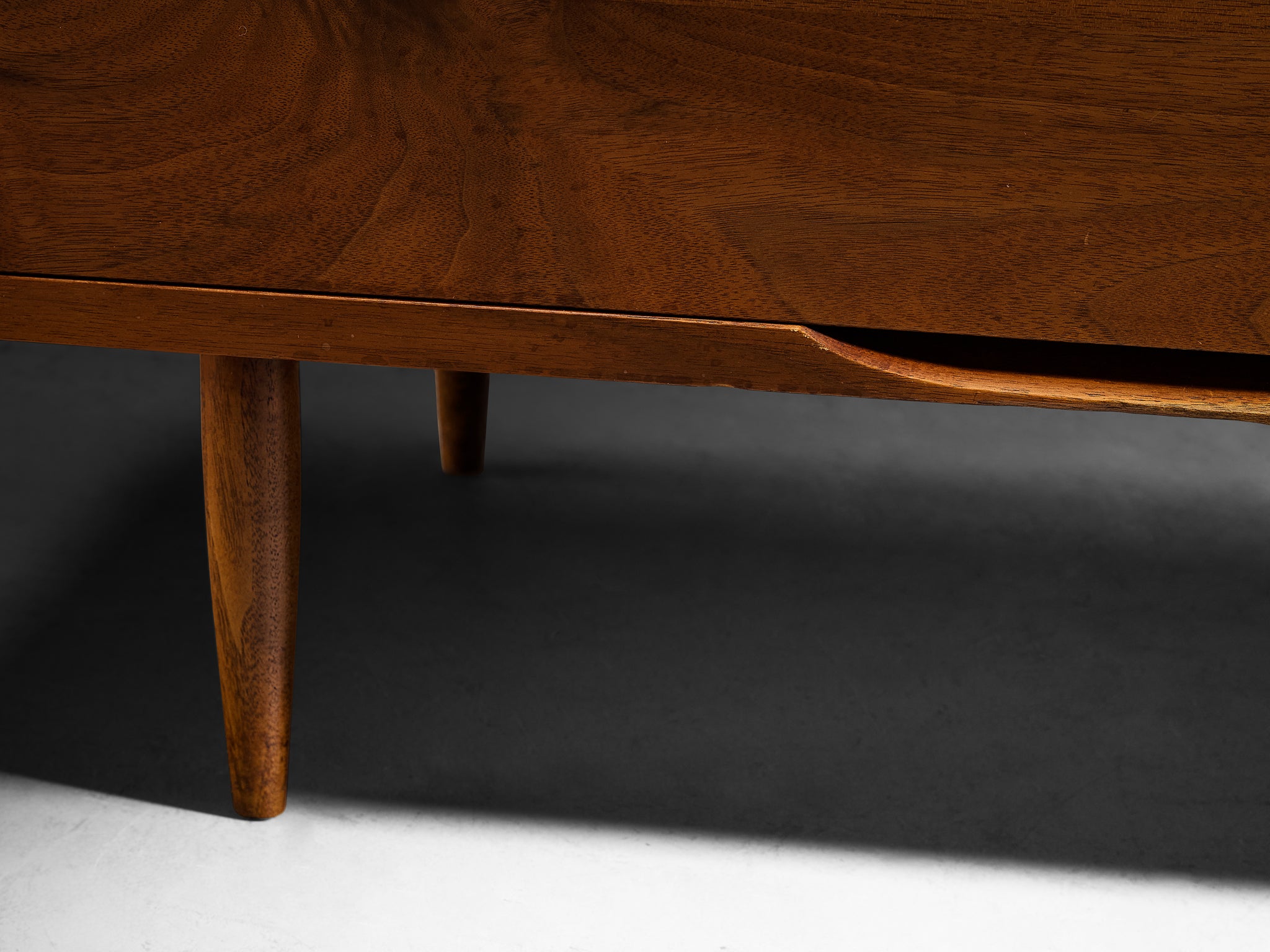 Phillip Lloyd Powell Custom-Made Chest of Drawers in Solid Walnut Case pieces and storage cabinets Morentz