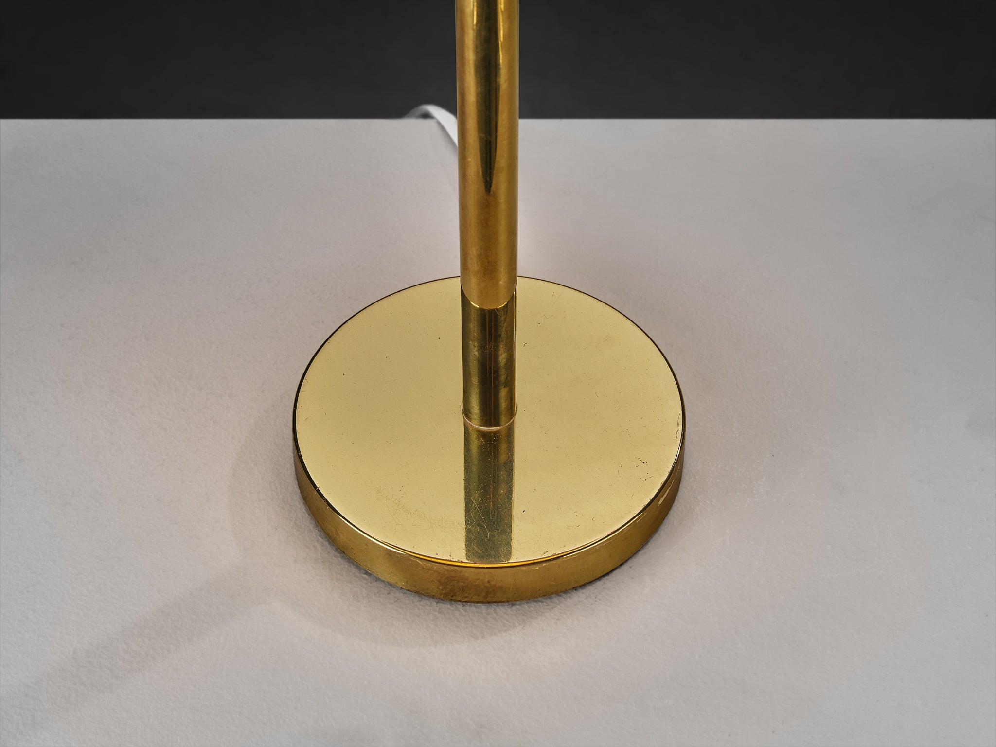 Hans-Agne Jakobsson 'B-138' Table Lamp in Brass and Silk Lighting Morentz