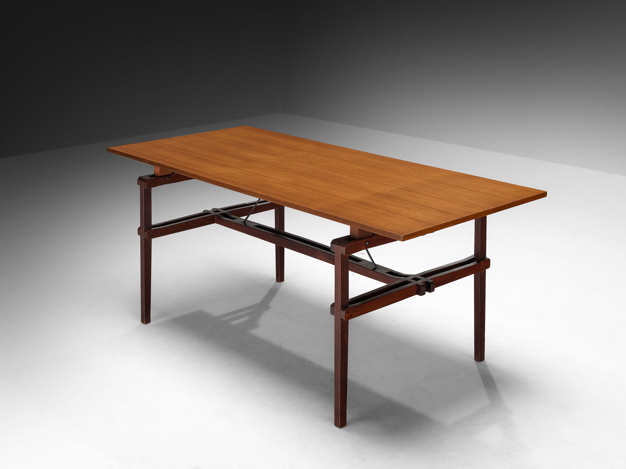 Rare Titina Ammannati & Giampiero Vitelli Dining Table in Teak Tables Morentz