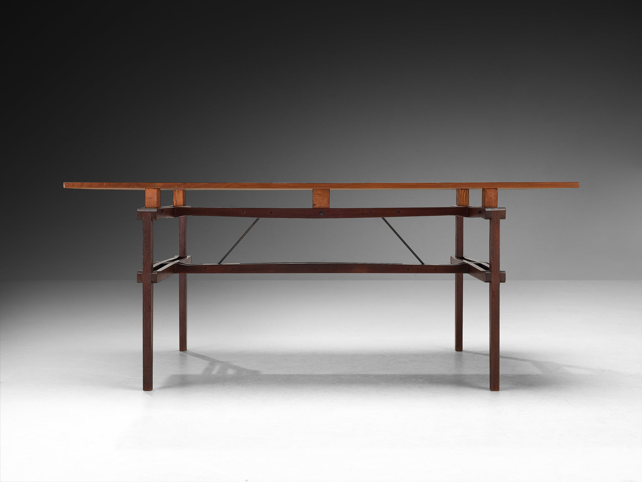 Rare Titina Ammannati & Giampiero Vitelli Dining Table in Teak Tables Morentz