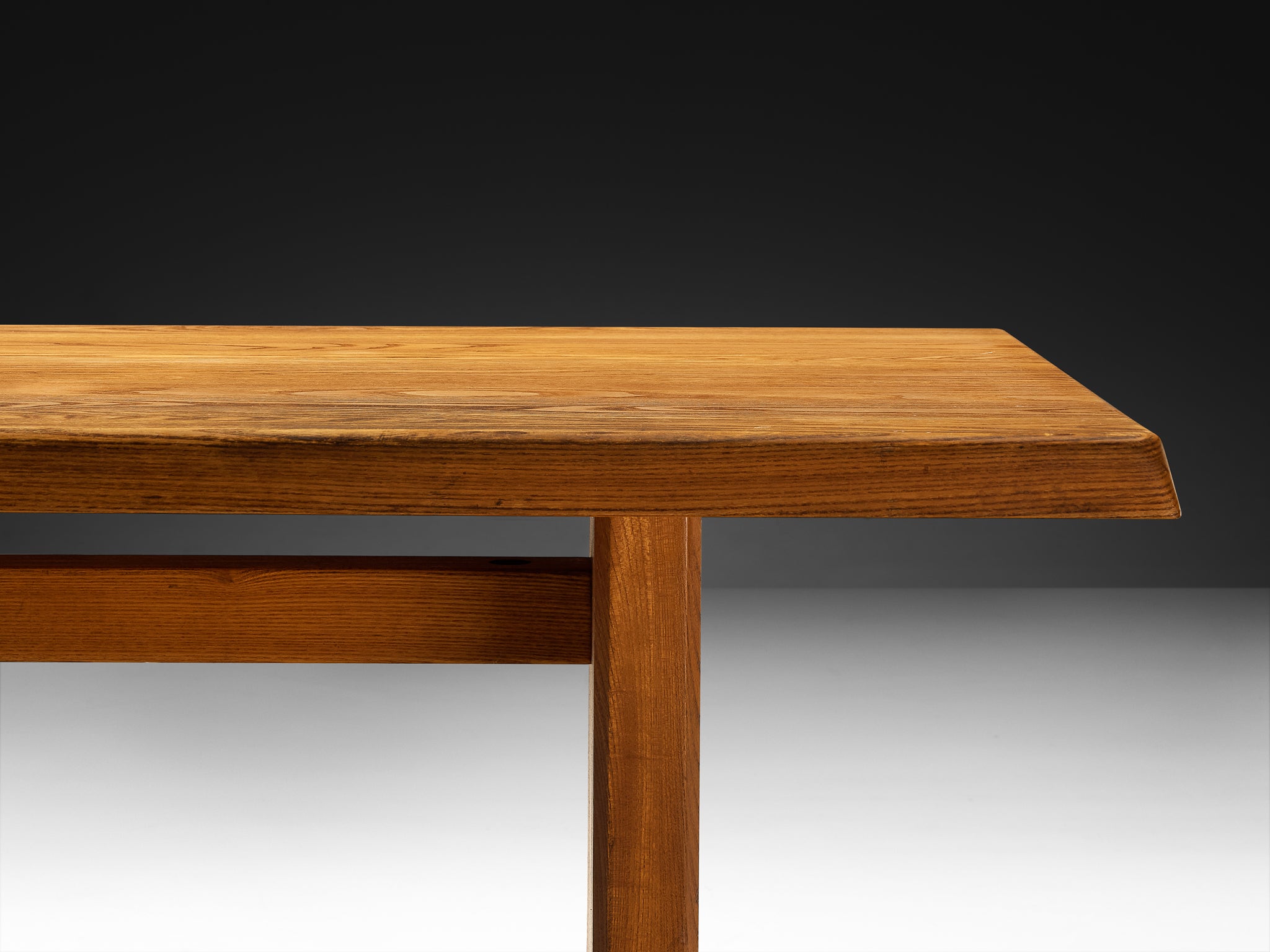 Early Pierre Chapo 'T14C' Table in Solid Elm Tables Morentz