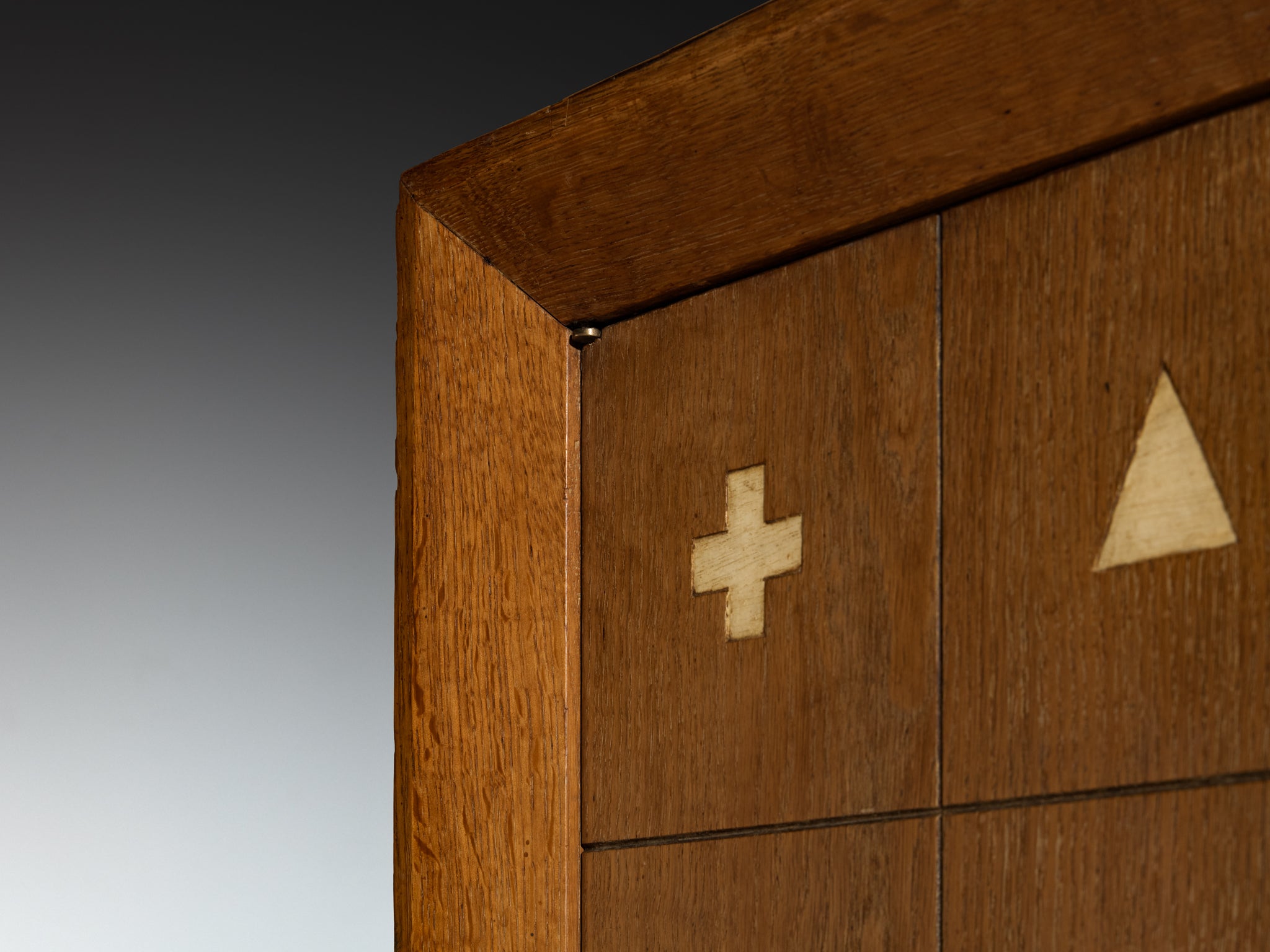 Mid-Century Parisian Sideboard in Oak with Carved Motifs Case pieces and storage cabinets Morentz