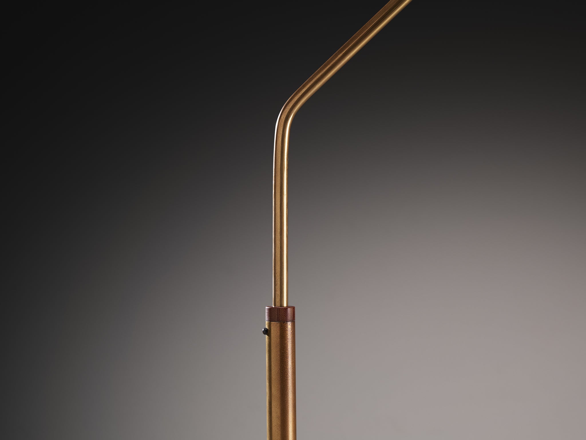 Gio Ponti for Fontana Arte ‘Parco dei Principi’ Floor Lamp with Beige Shade Lighting Morentz