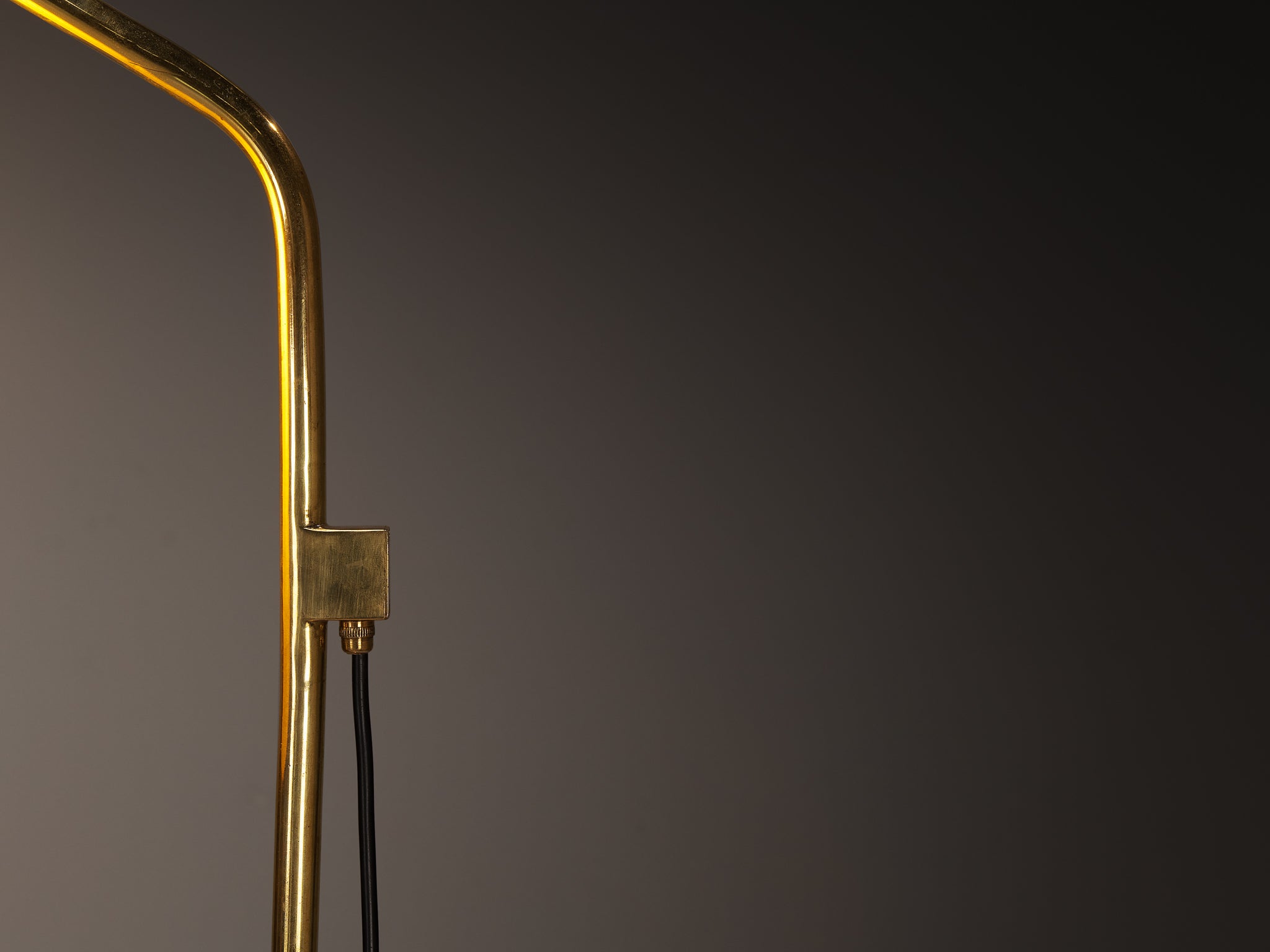 Early Paavo Tynell for Taito Oy '9613' Floor Lamp in Brass Lighting Morentz