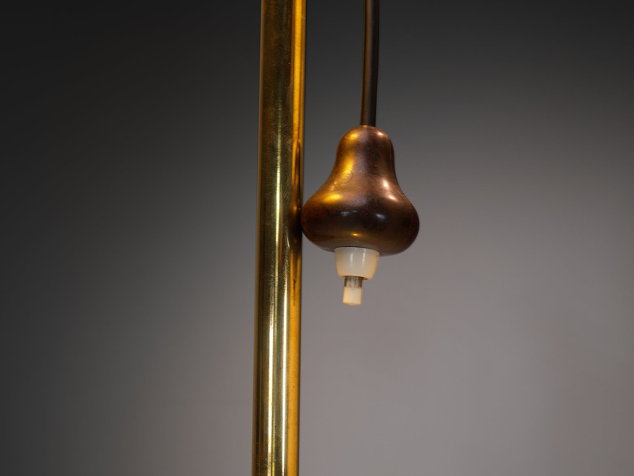 Early Paavo Tynell for Taito Oy '9613' Floor Lamp in Brass Lighting Morentz