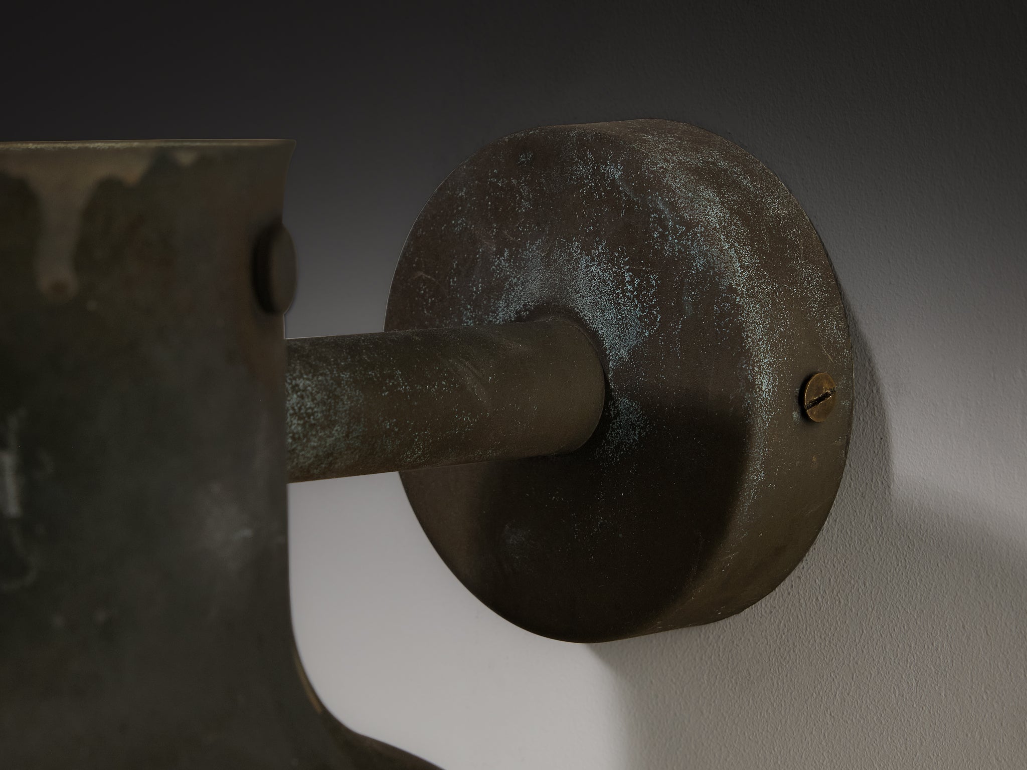 Anders Pehrson for Ateljé Lyktan 'Bumling Utomhus' Wall Light in Copper Lighting Morentz