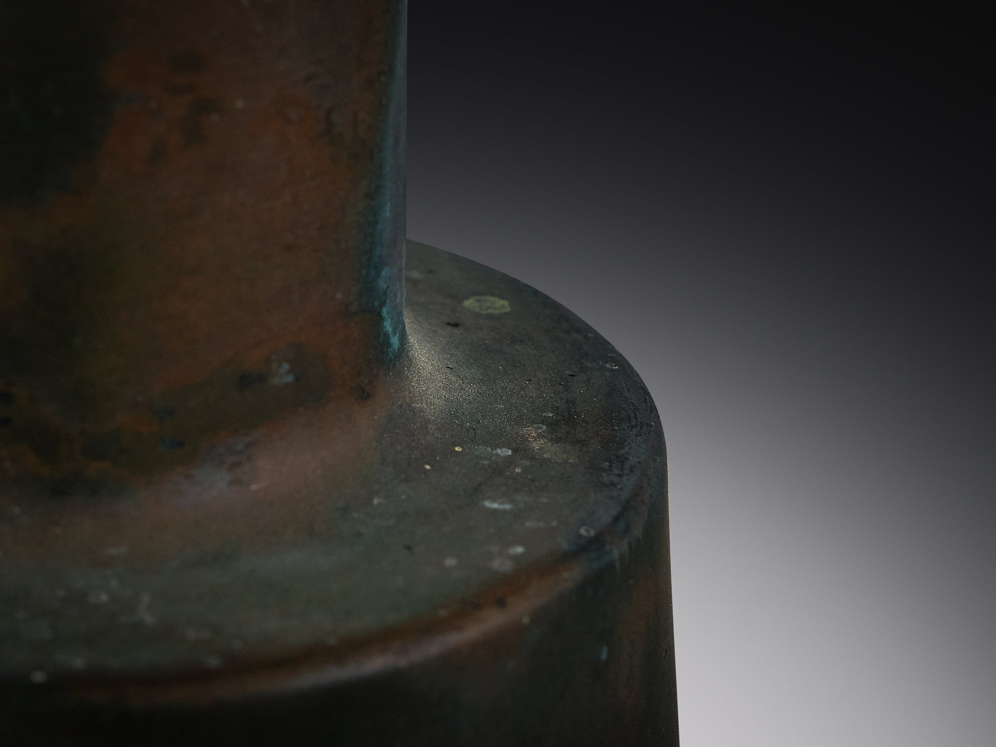 Hans Bergström for Ateljé Lyktan Wall Light in Patinated Copper Lighting Morentz