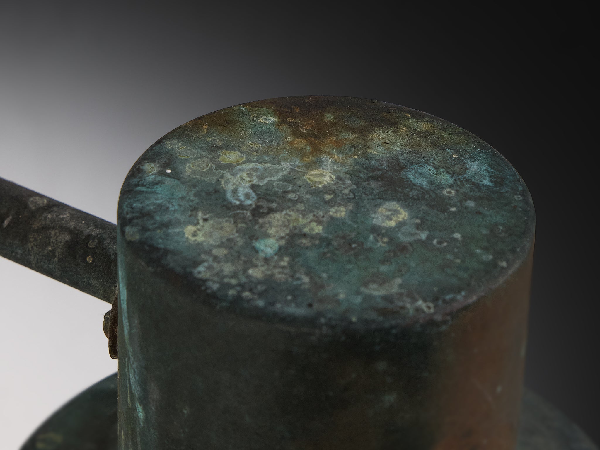 Hans Bergström for Ateljé Lyktan Wall Light in Patinated Copper Lighting Morentz