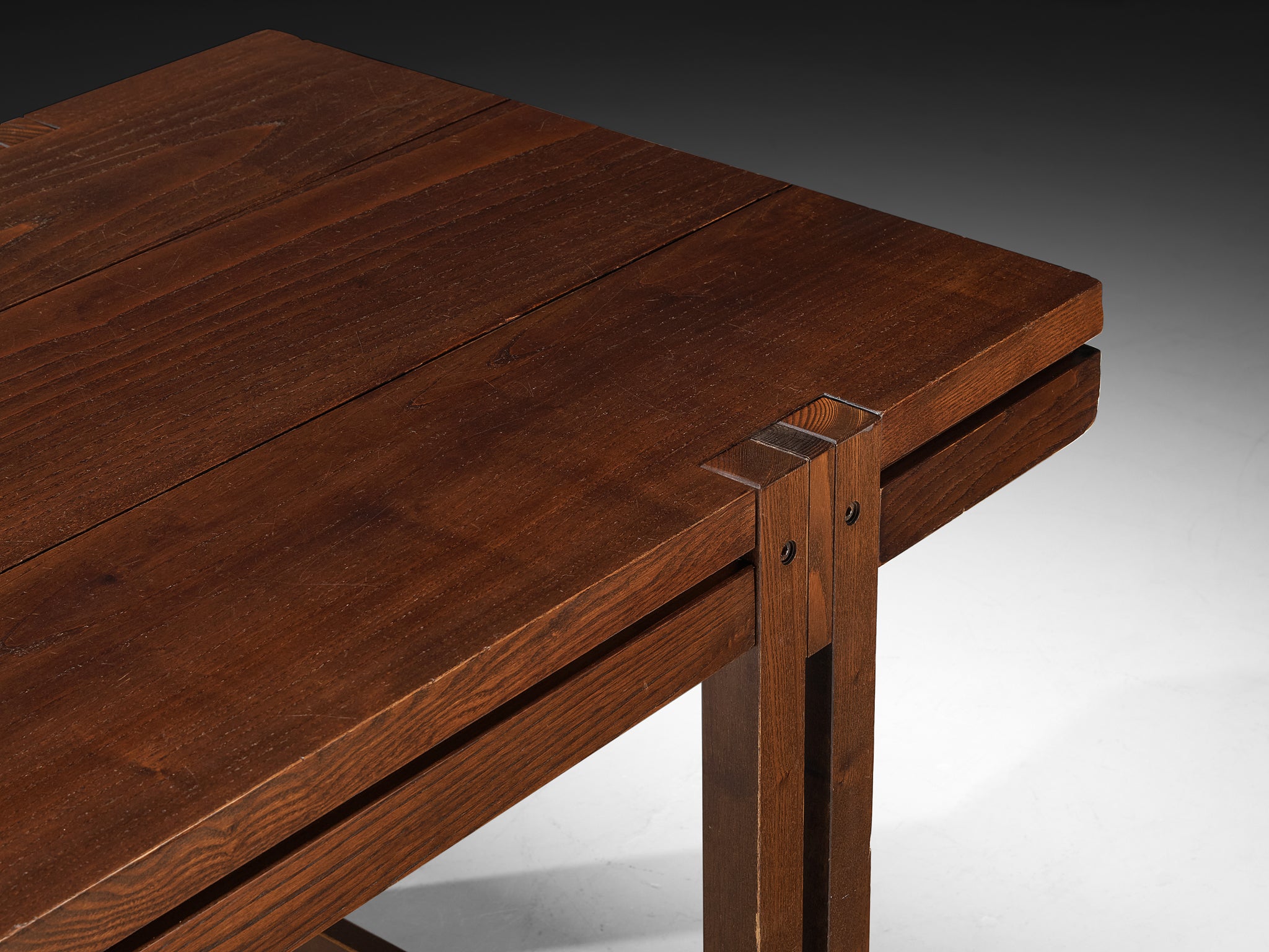 Italian Mid-Century Dining Table in Ash Tables Morentz