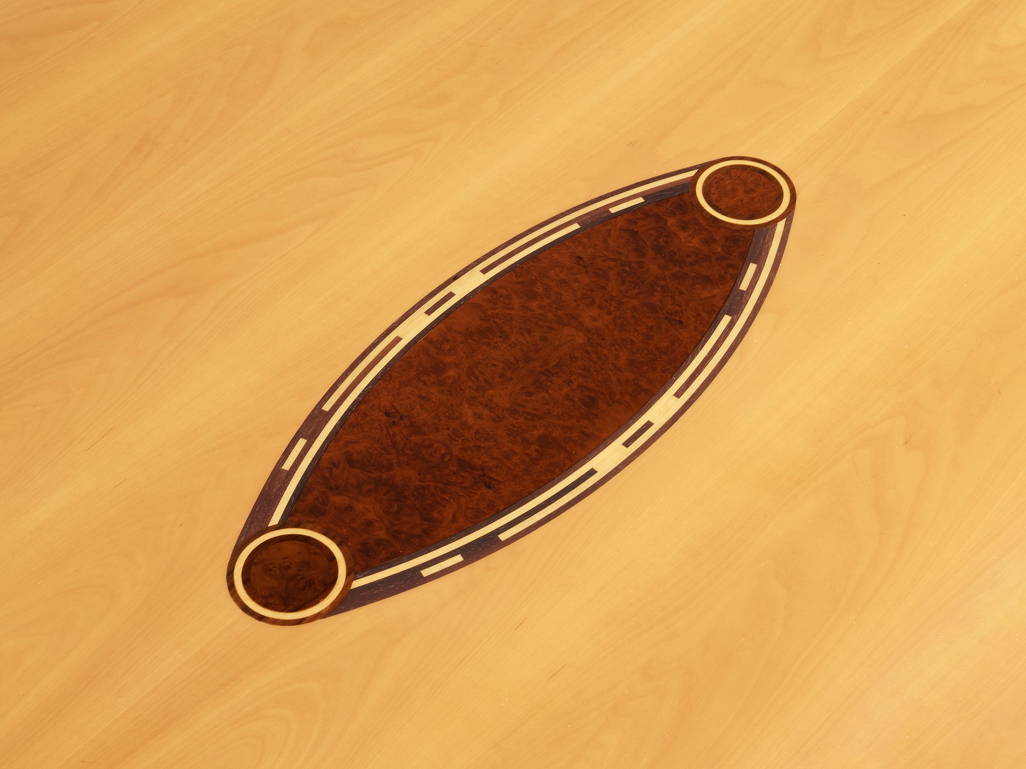 Afra & Tobia Scarpa for Maxalto Dining Table in Maple and Walnut