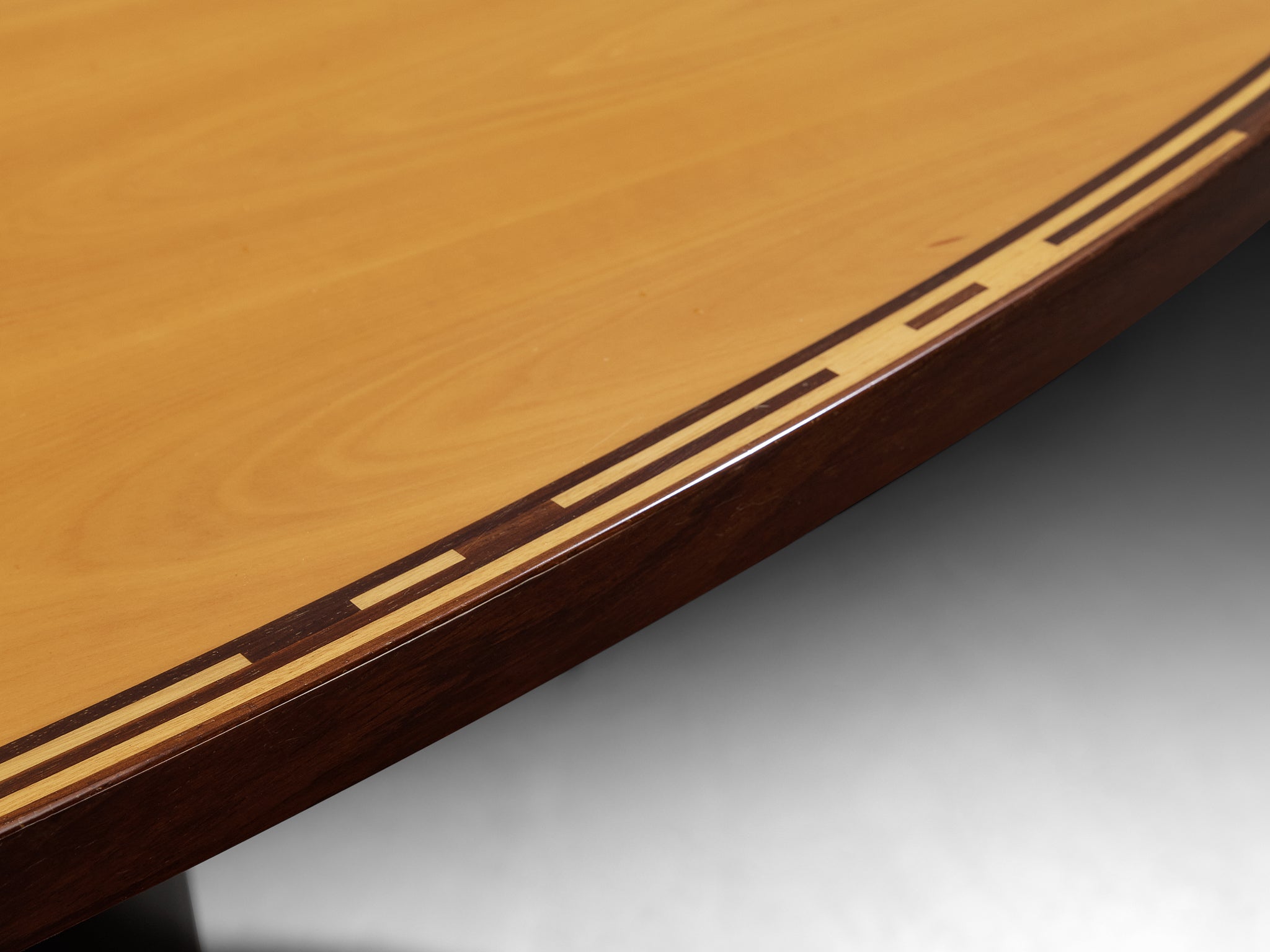 Afra & Tobia Scarpa for Maxalto Dining Table in Maple and Walnut