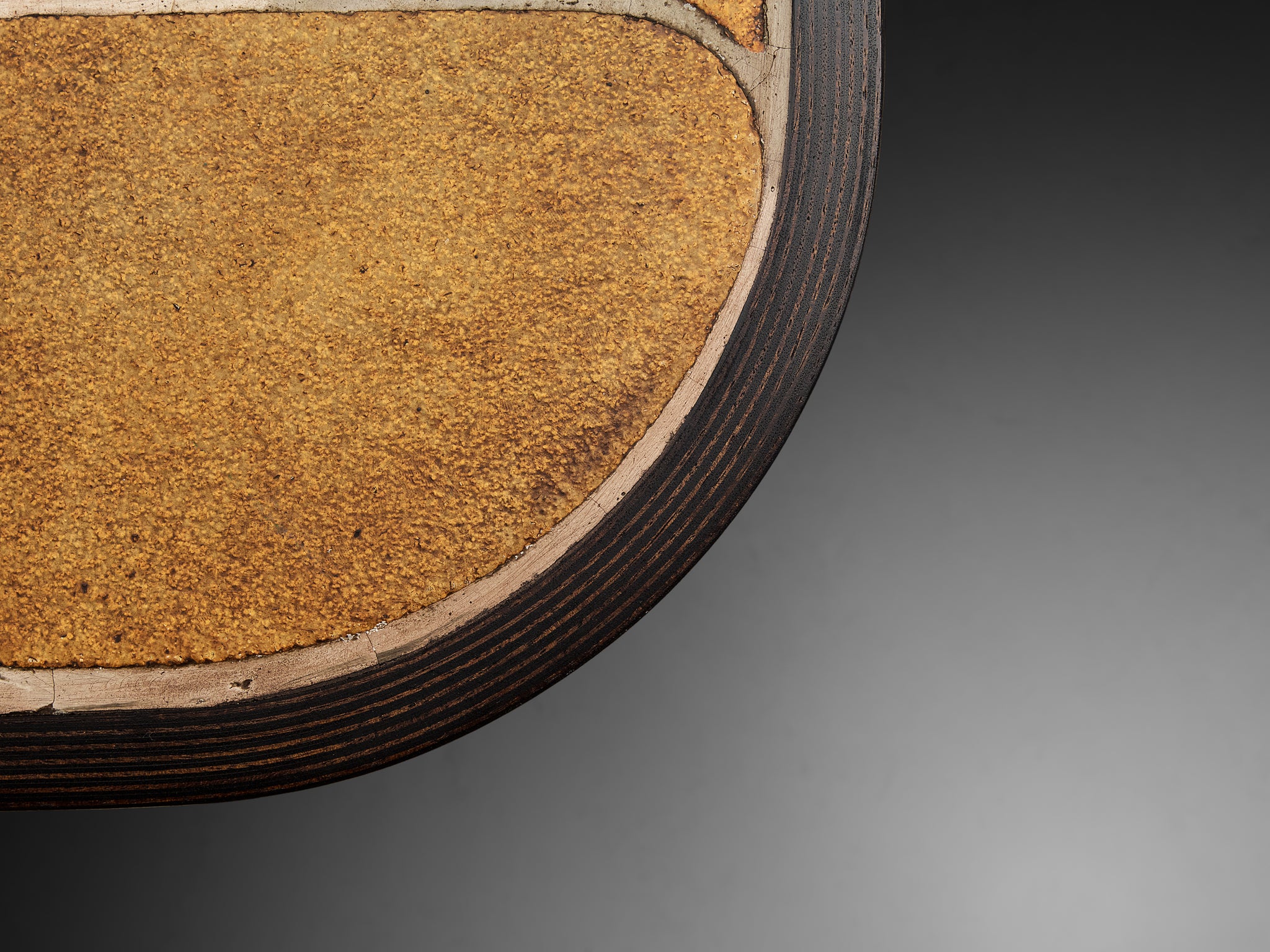 Roger Capron ‘Sou-Chong’ Coffee Table in Ceramic and Wood Tables Morentz