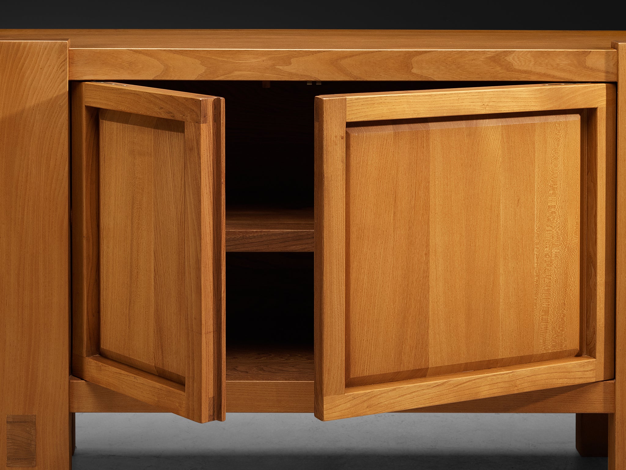 Early Pierre Chapo Sideboard 'R16' in Solid Elm Case pieces and storage cabinets Morentz