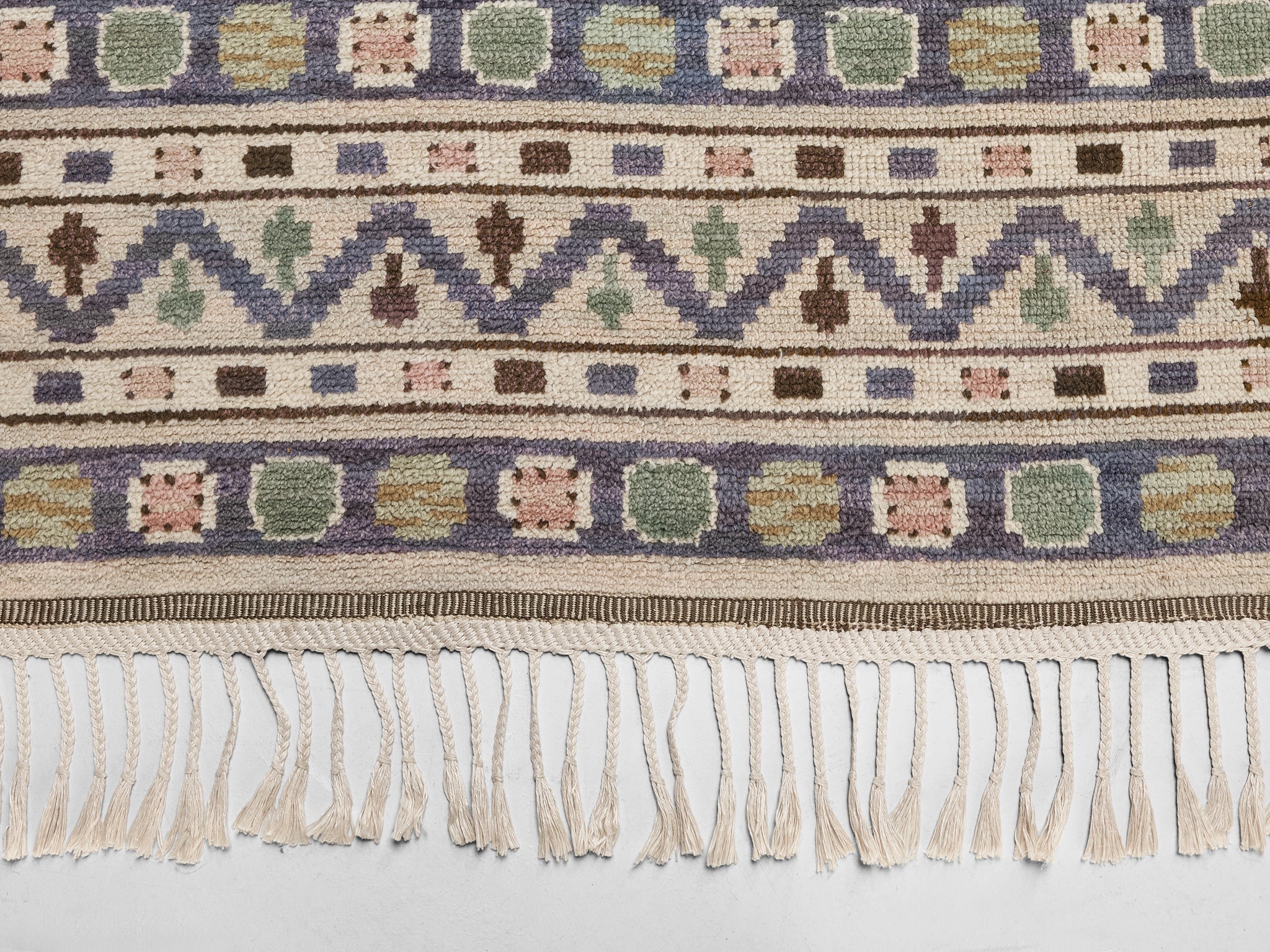Märta Måås-Fjetterström Rare and Large 'Hästhagen' Carpet in Wool 522cm/205.51in. Rugs and Carpets Morentz