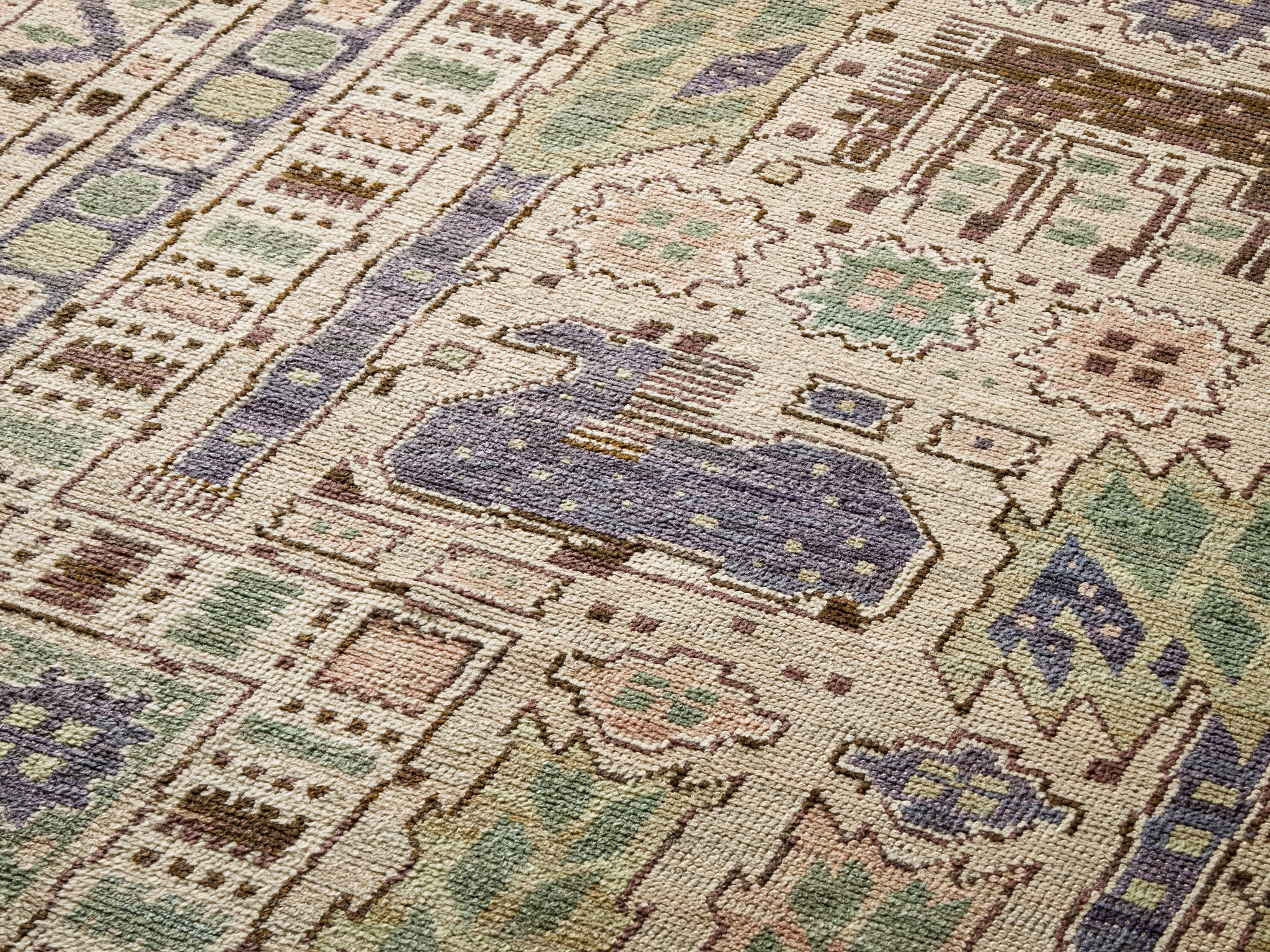 Märta Måås-Fjetterström Rare and Large 'Hästhagen' Carpet in Wool 522cm/205.51in. Rugs and Carpets Morentz