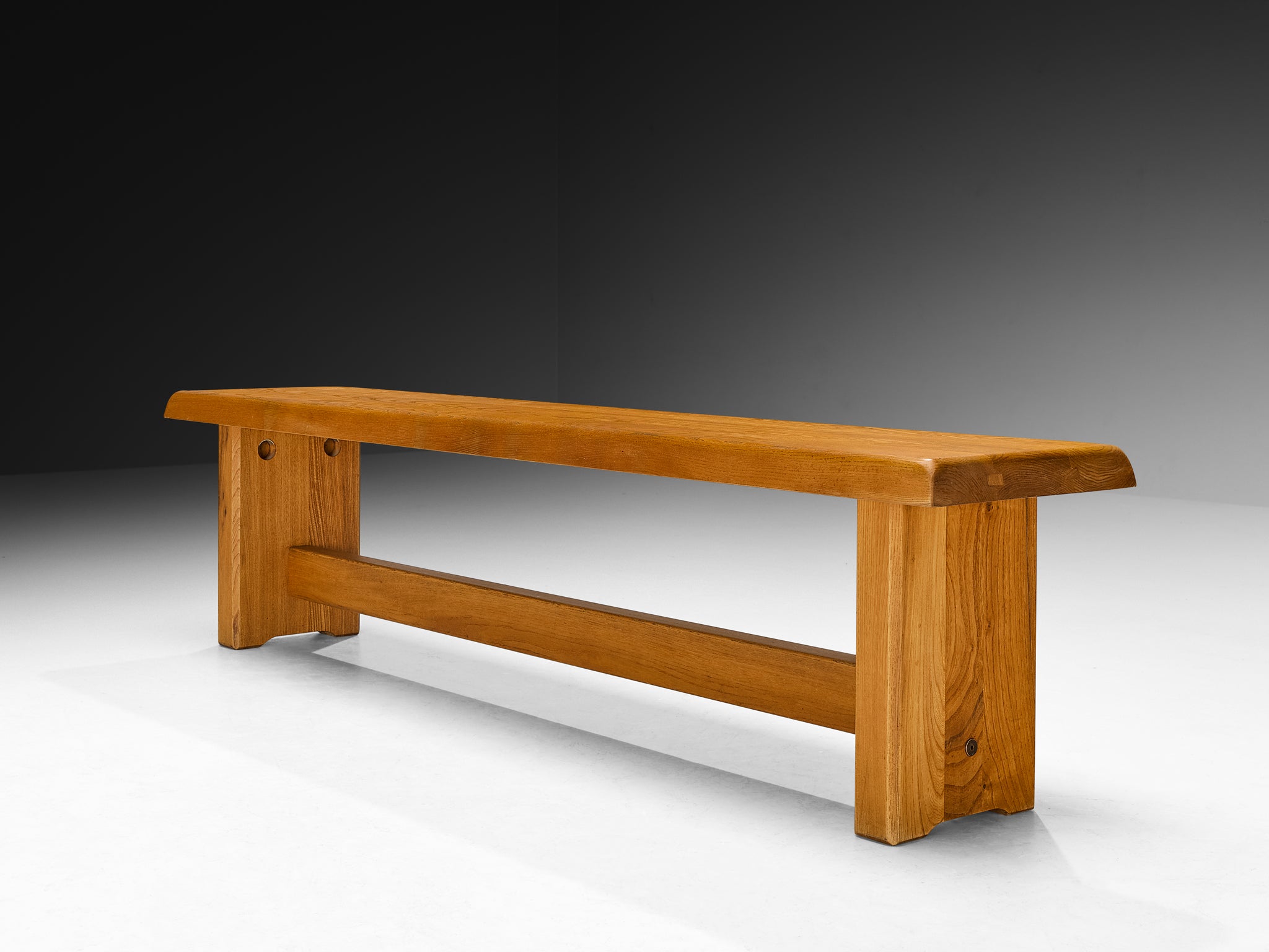 Pierre Chapo 'S14B' Bench in Solid Elm Seating Morentz