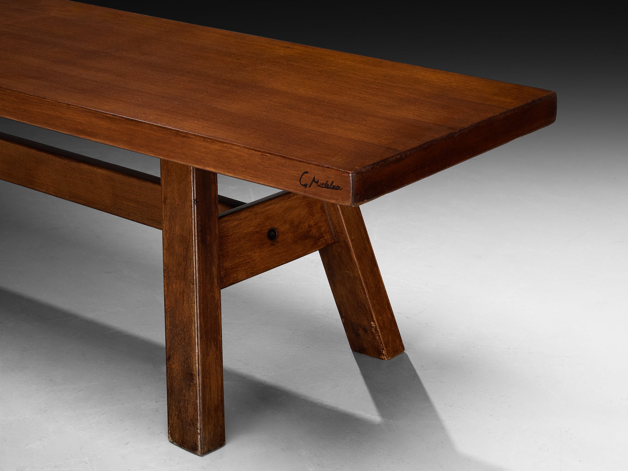 Giovanni Michelucci 'Torbecchia' Benches in Walnut Seating Morentz