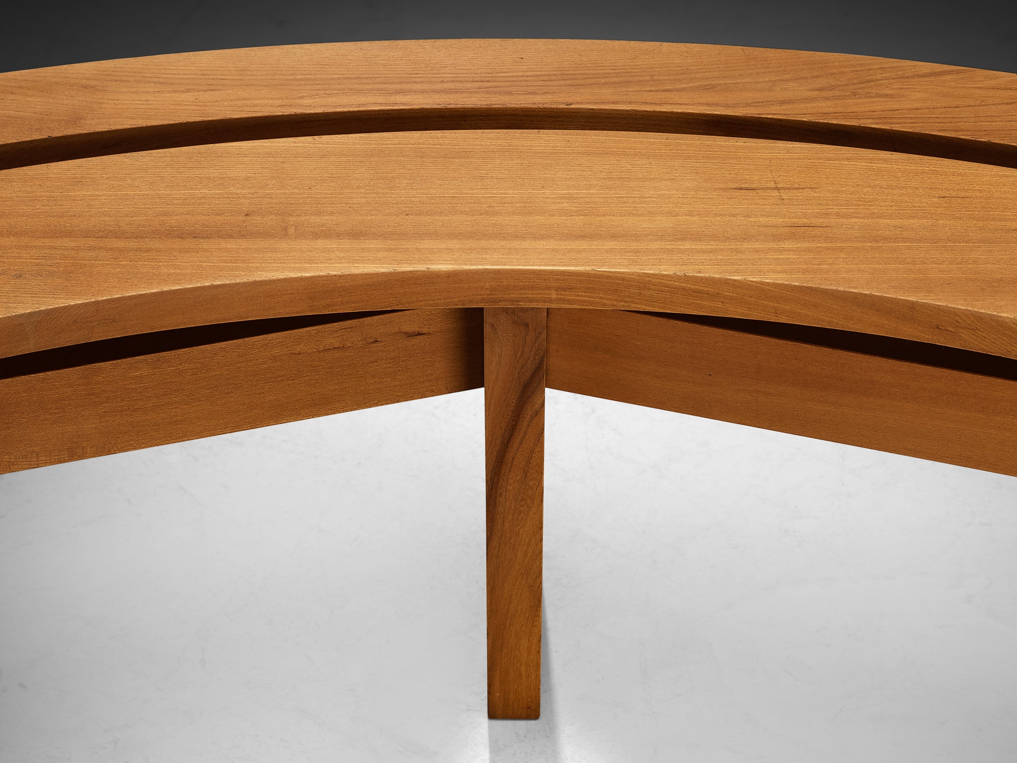 Pierre Chapo Early 'S38A' Benches in Solid Elm Seating Morentz