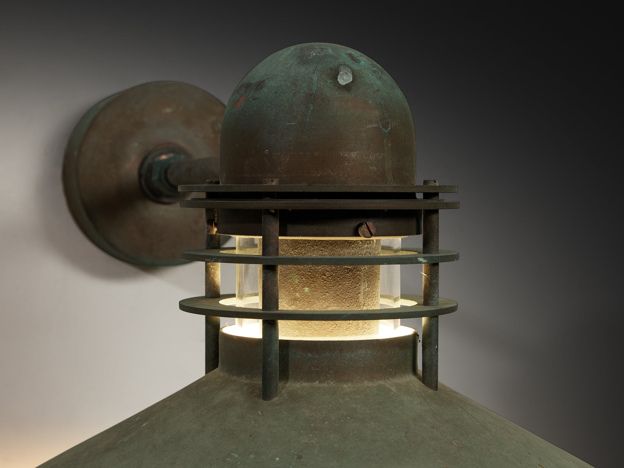 Homann & Kjær for Louis Poulson Wall Lamps ‘Nyhavn’ in Copper Lighting Morentz