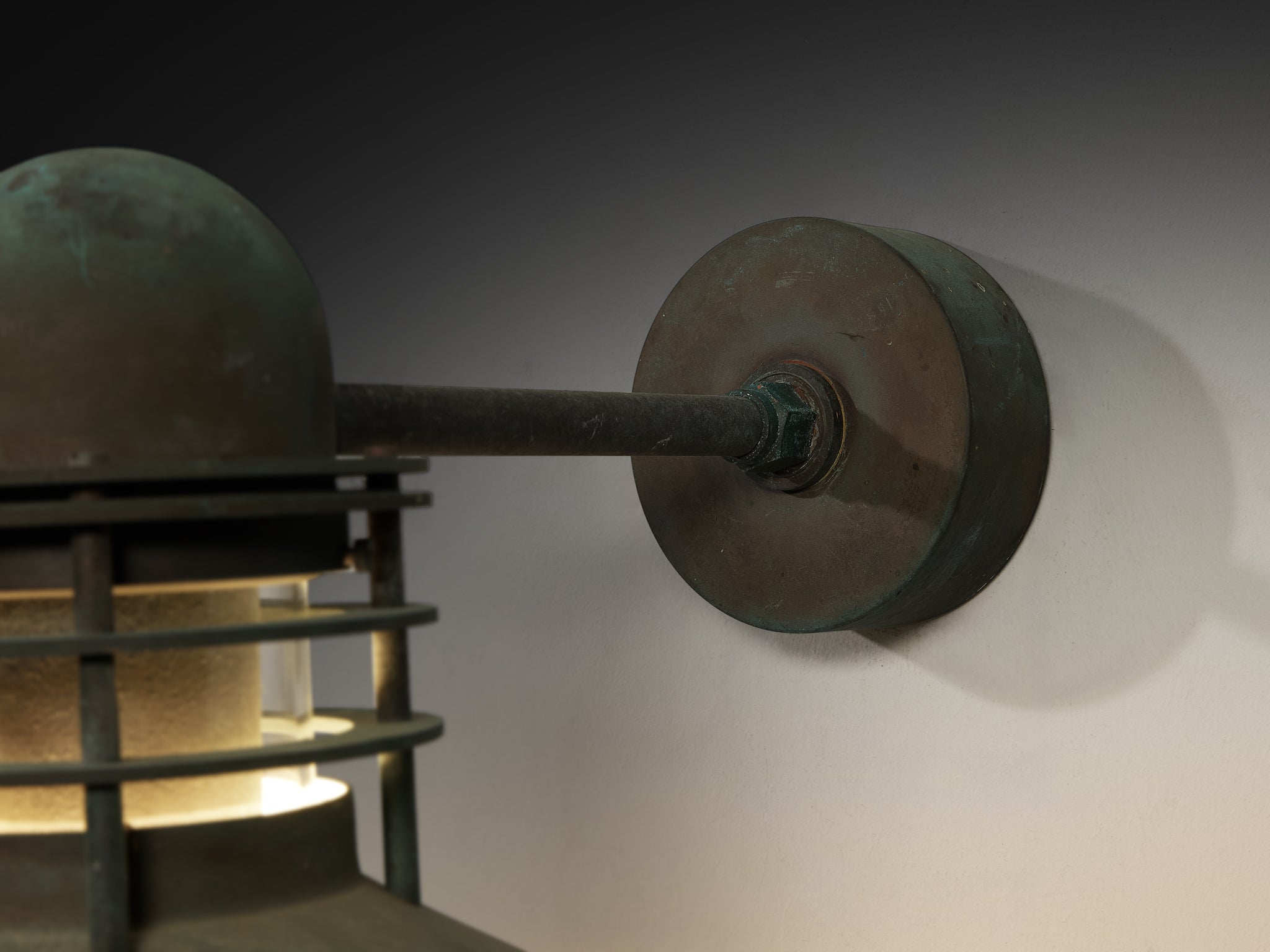 Homann & Kjær for Louis Poulson Wall Lamps ‘Nyhavn’ in Copper Lighting Morentz