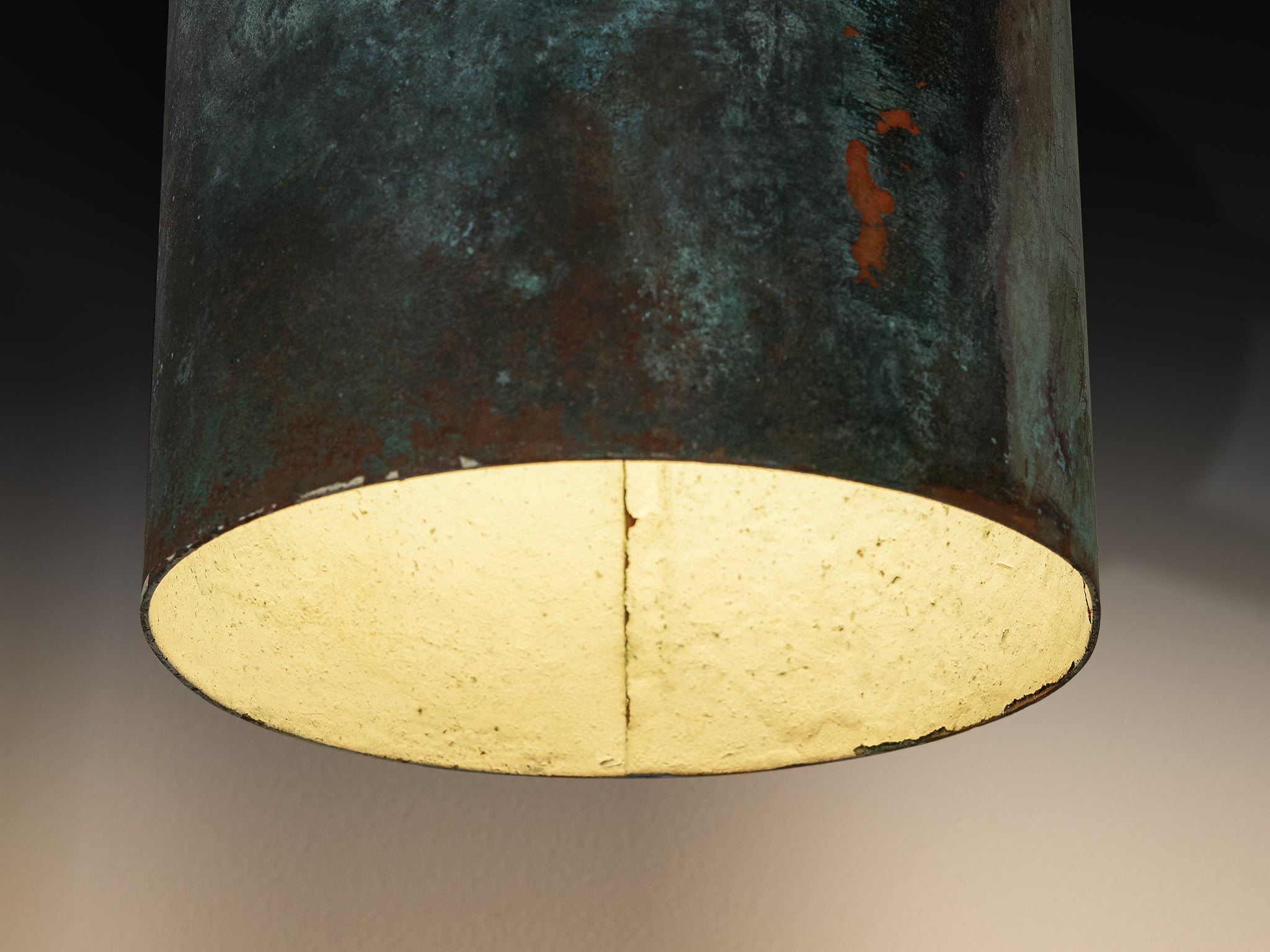 Hans-Agne Jakobsson ‘Rulle’ Wall Lights in Patinated Copper Lighting Morentz
