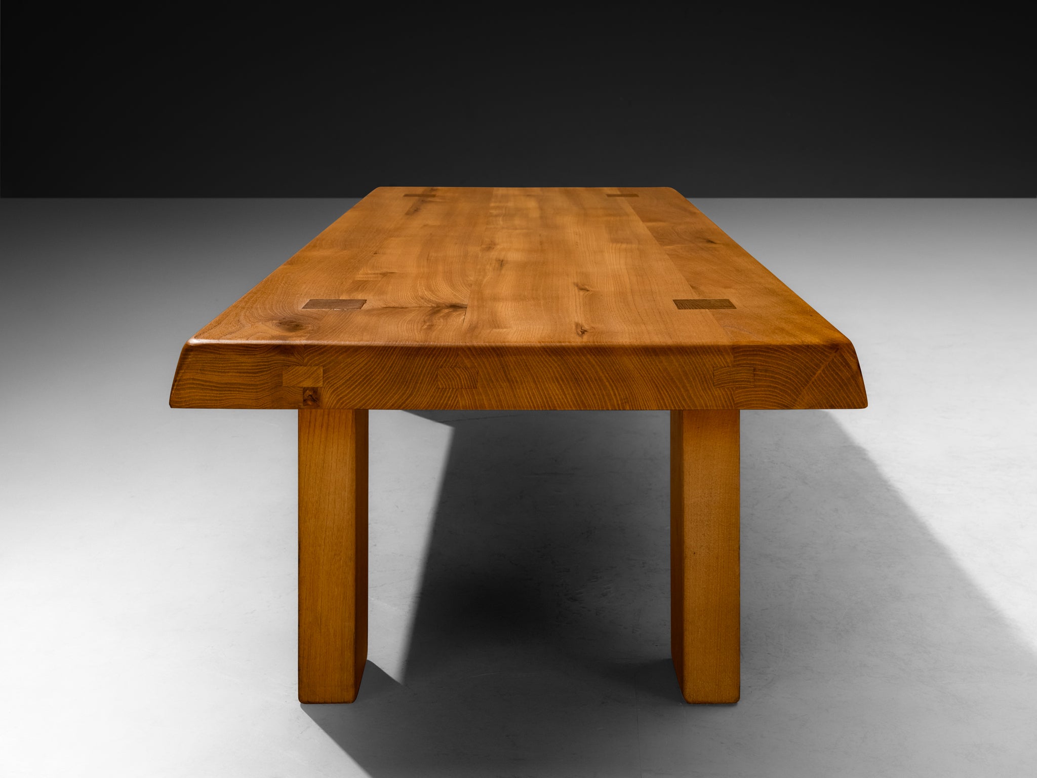 Pierre Chapo Coffee Table 'T08' in Solid Elm Tables Morentz
