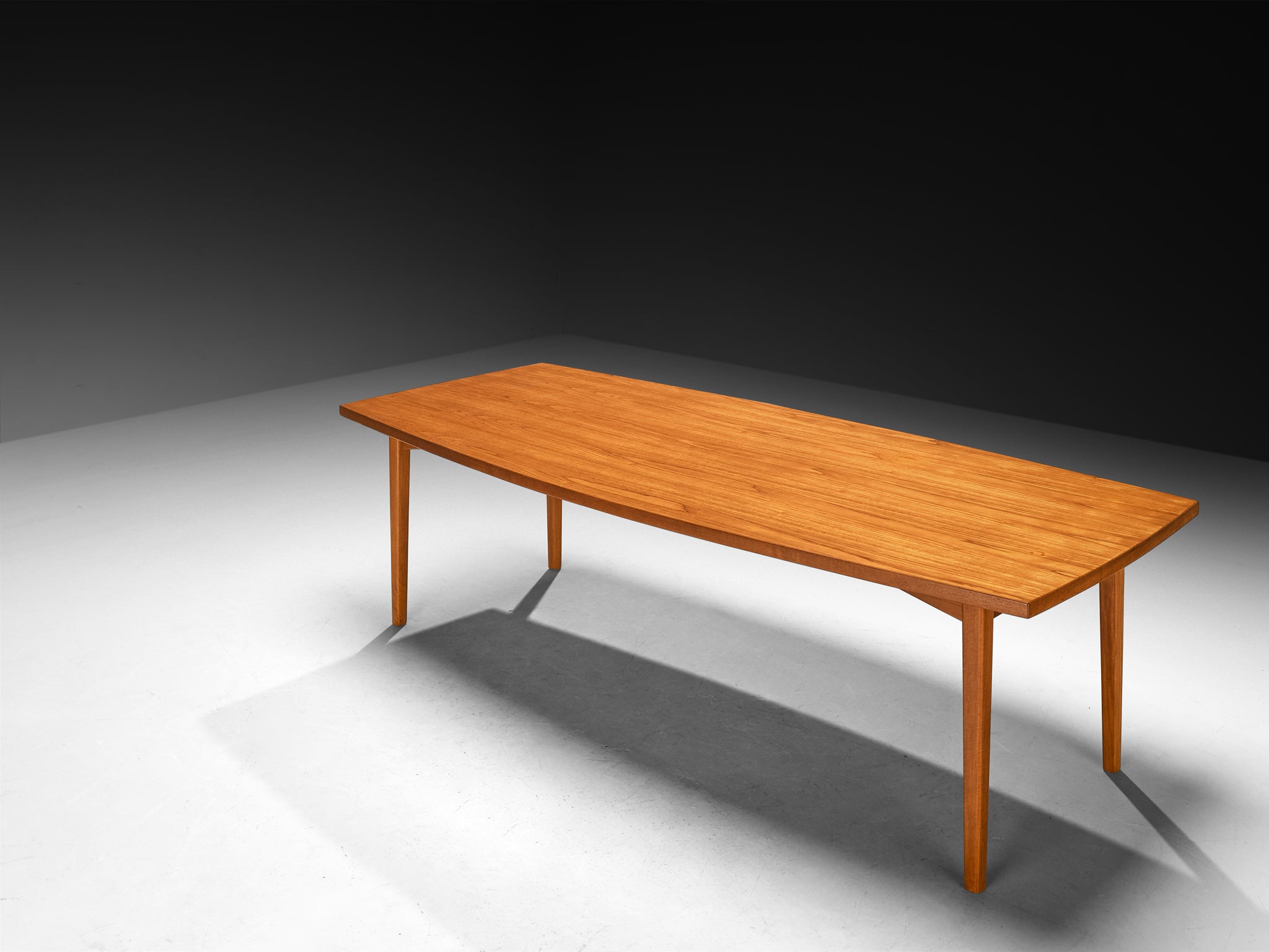 Scandinavian Modern Hexagonal Dining Table in Teak Tables Morentz