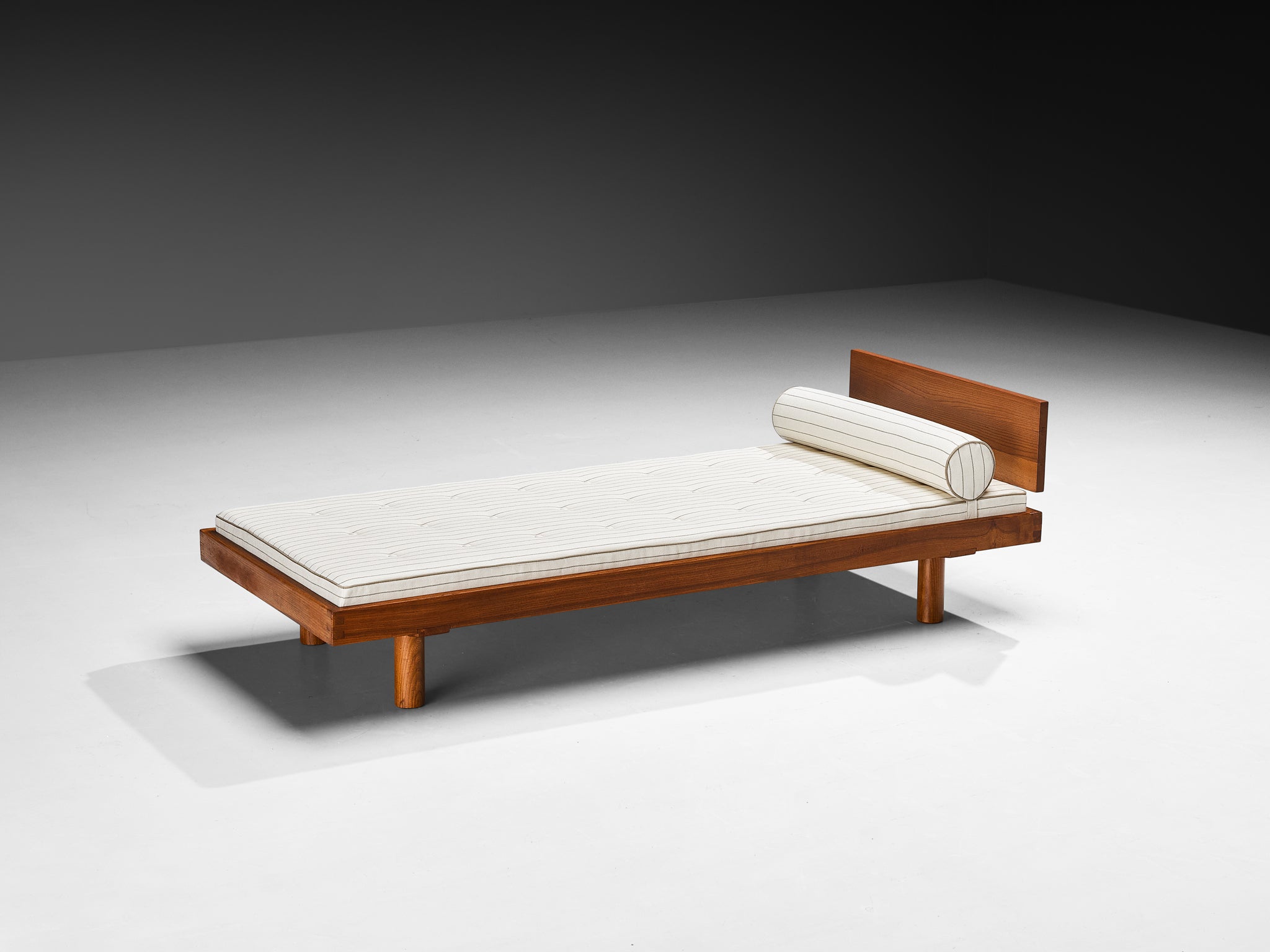 Pierre Chapo Single Bed 'L01H' in Elm More Furniture and Collectibles Morentz