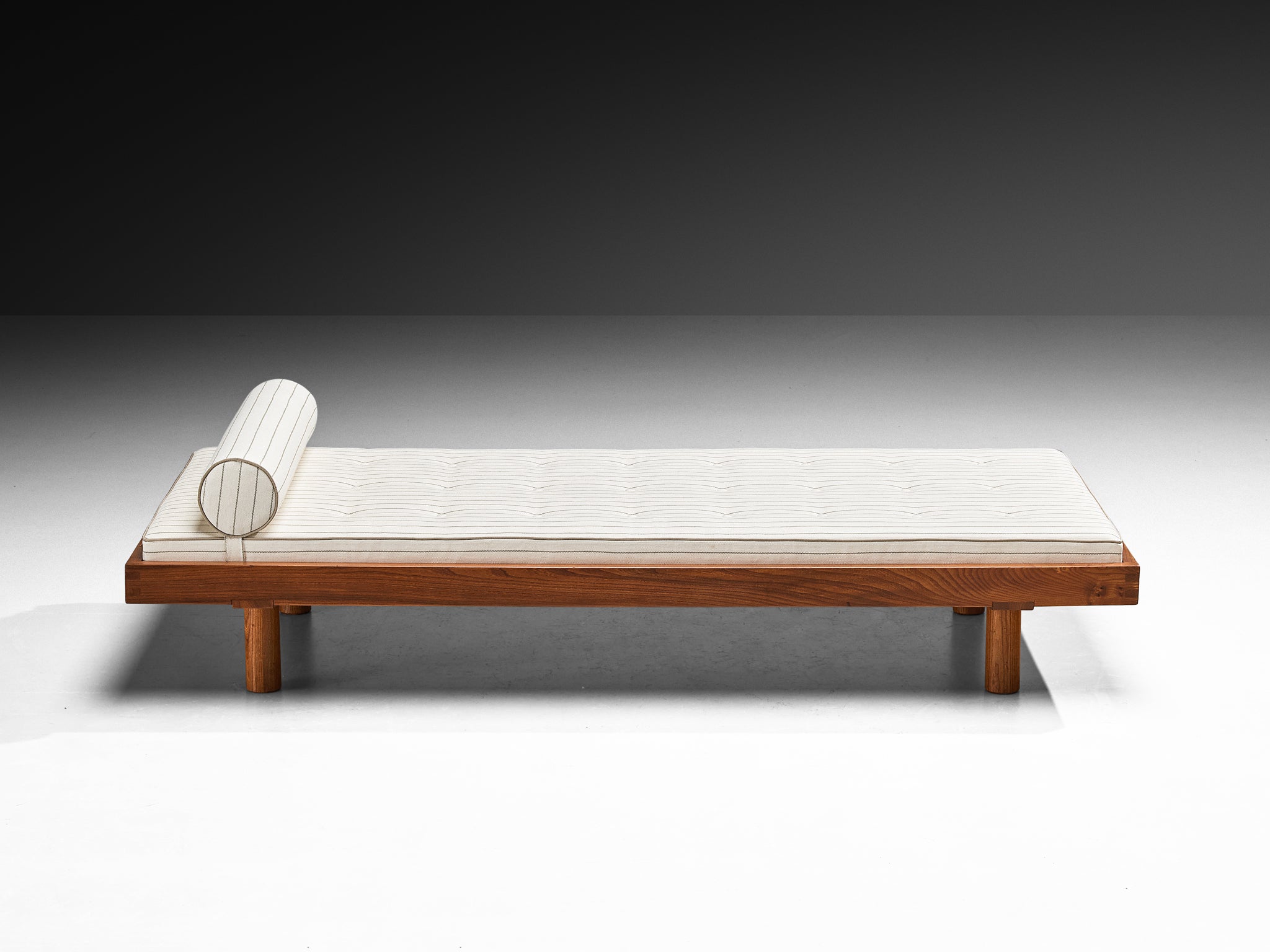 Pierre Chapo Single Bed 'L01H' in Elm More Furniture and Collectibles Morentz