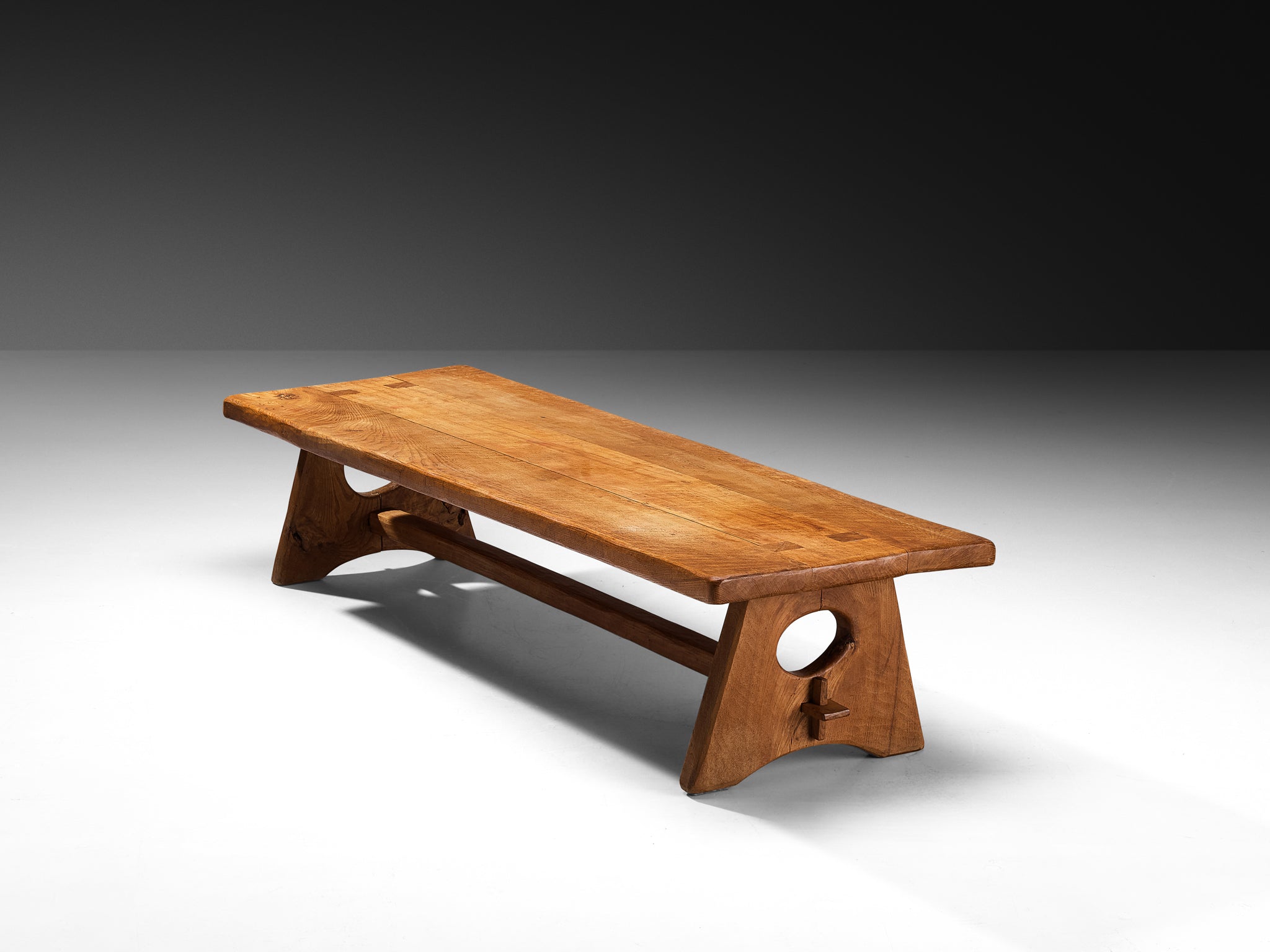 Charles Flandre Naturalistic Coffee Table in Solid Elm Tables Morentz
