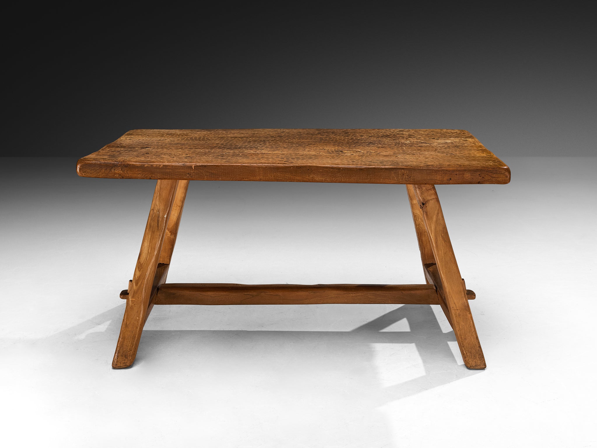 Charles Flandre Naturalistic Dining Table in Solid Elm Tables Morentz