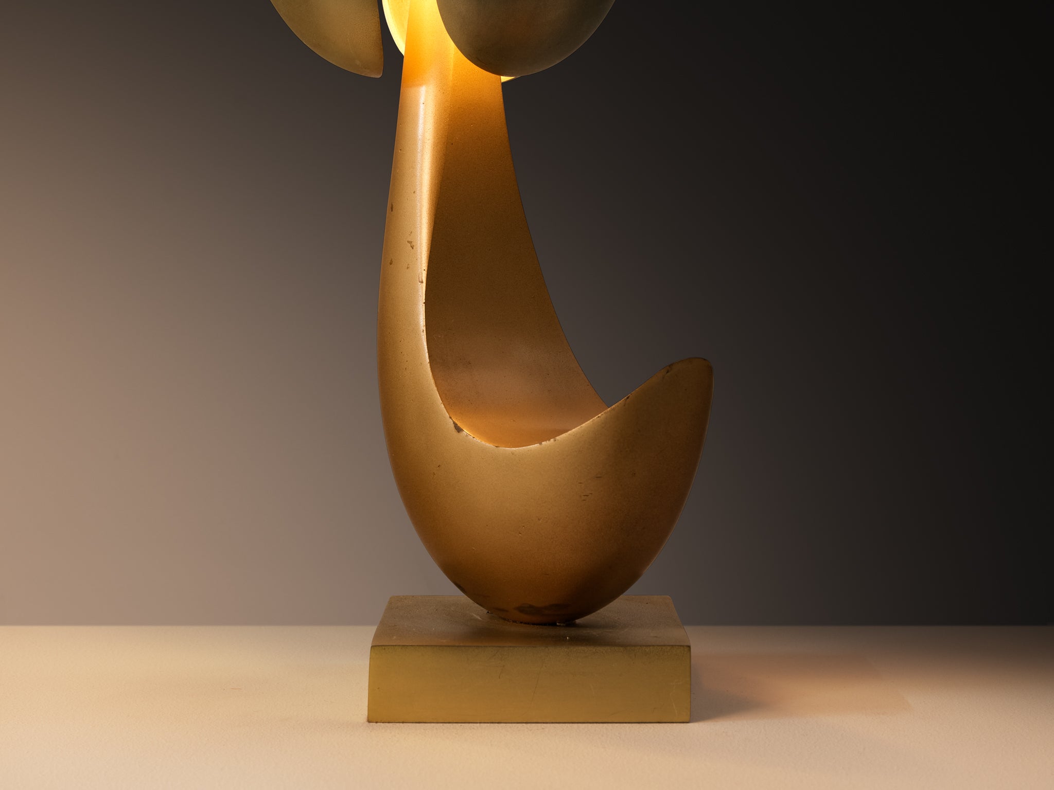 Atelier Michel Armand Sculptural 'Fleur' Table Lamp Lighting Morentz