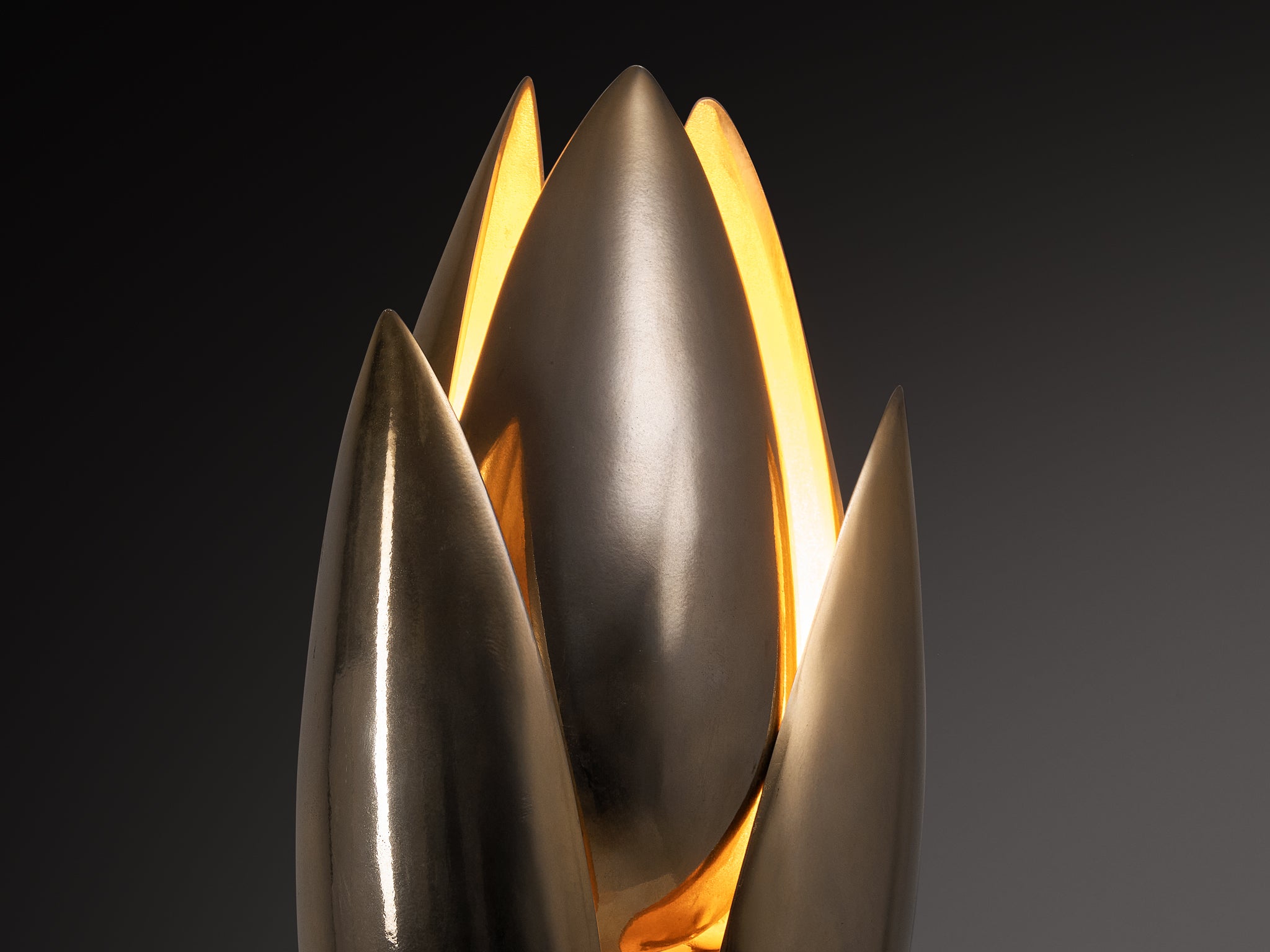 Atelier Michel Armand Sculptural 'Fleur' Table Lamp Lighting Morentz