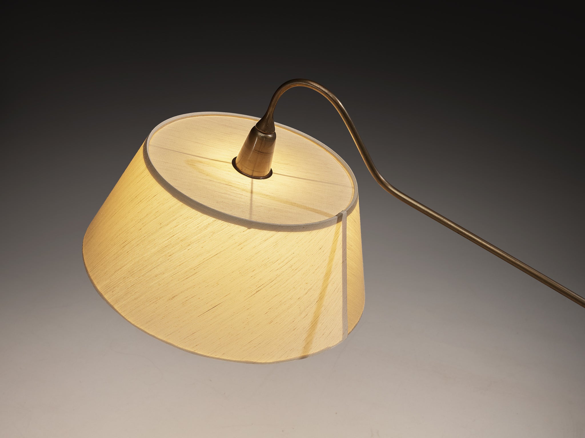 Giuseppe Ostuni for O-Luce 'Meridiana' Floor Lamp in Brass and Marble Lighting Morentz