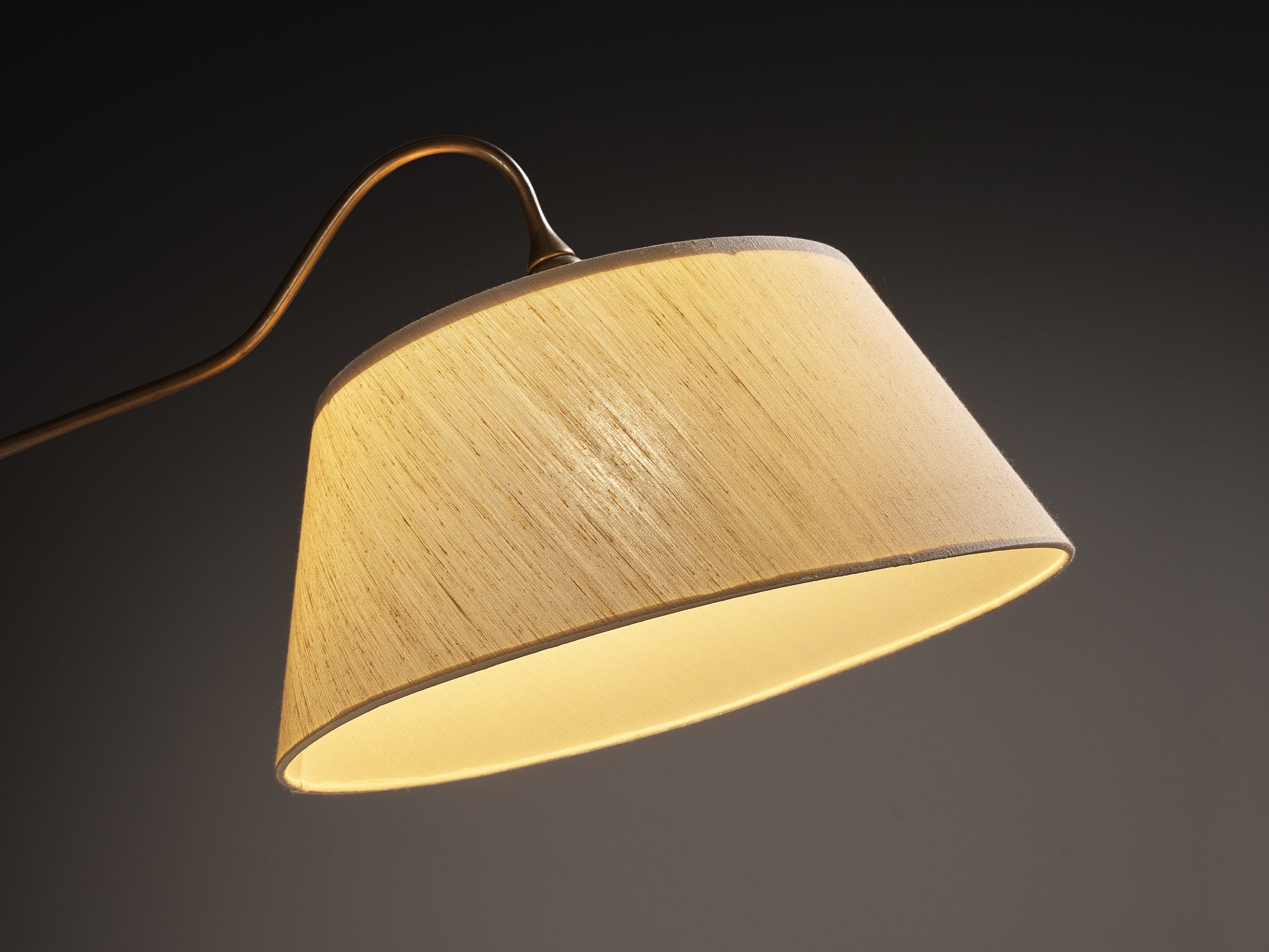 Giuseppe Ostuni for O-Luce 'Meridiana' Floor Lamp in Brass and Marble Lighting Morentz