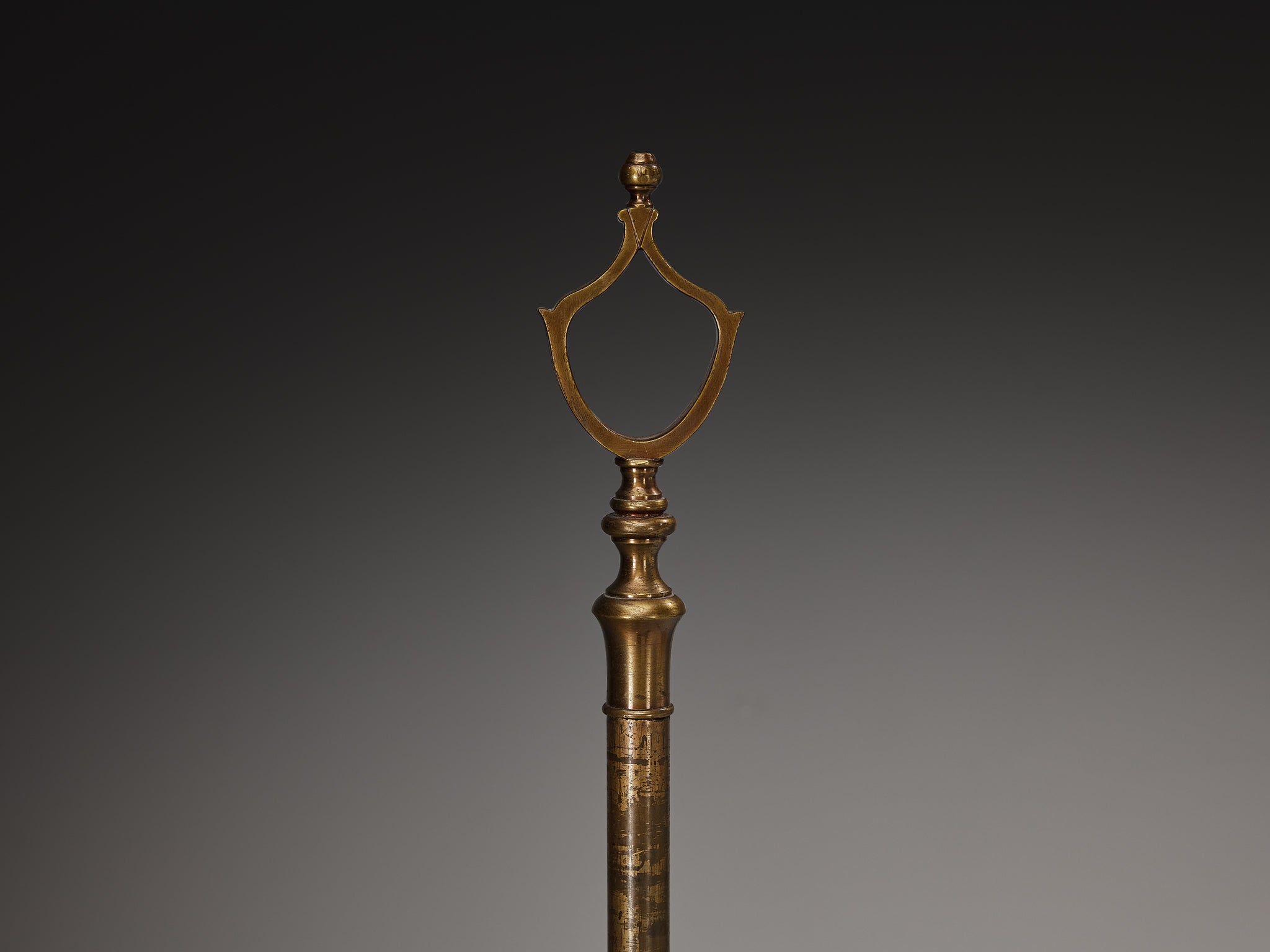 Giuseppe Ostuni for O-Luce 'Meridiana' Floor Lamp in Brass and Marble Lighting Morentz