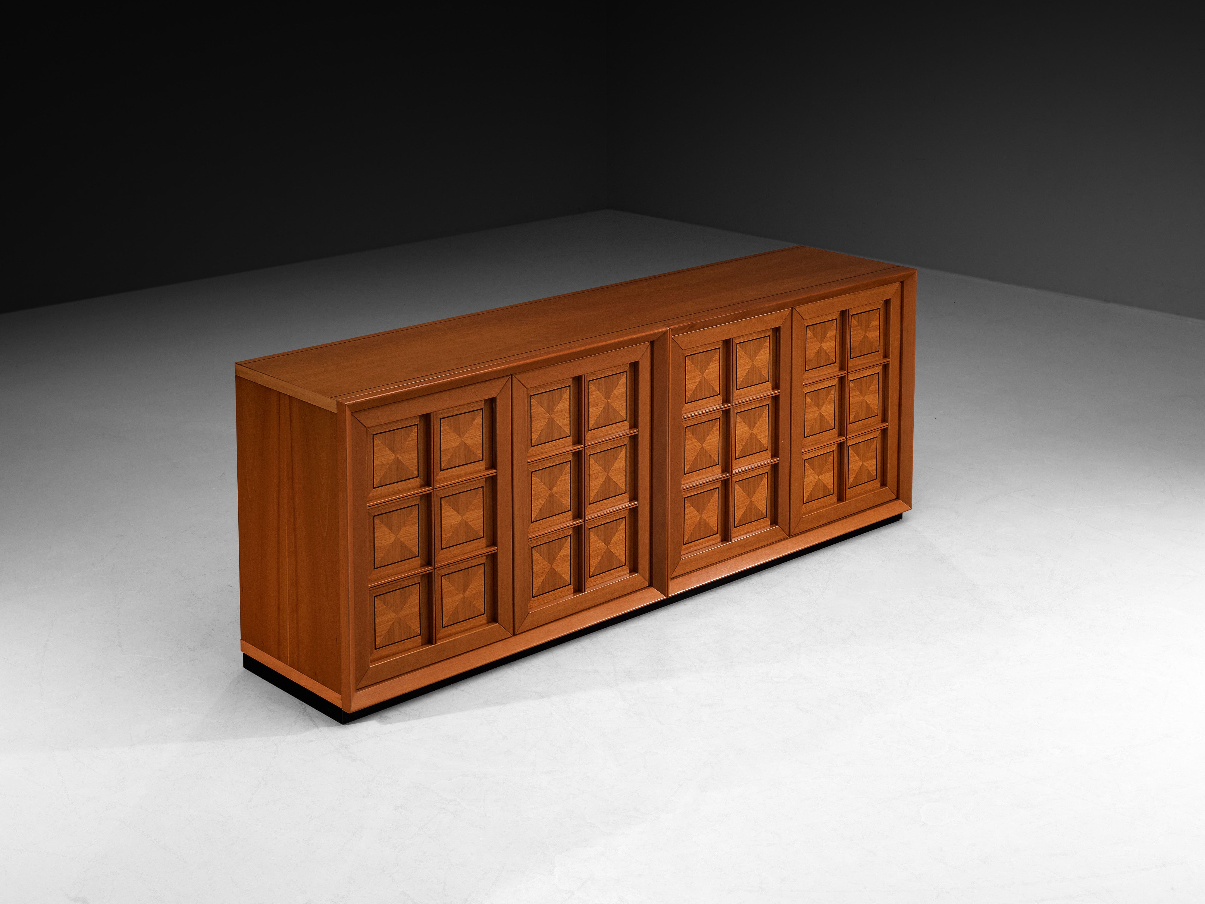 Italian Postmodern Sideboard with Geometric Front Case pieces and storage cabinets Morentz