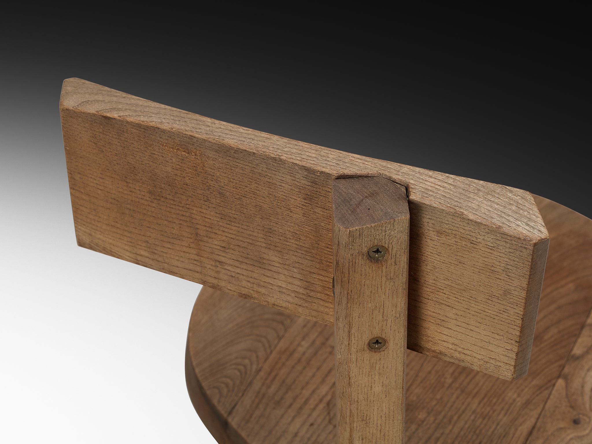 Pierre Chapo 'S34A' Sculptural Chair in Solid Elm Seating Morentz