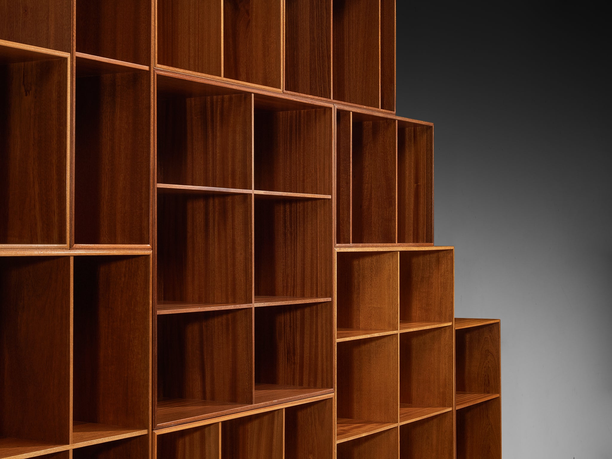 Mogens Koch for Rud Radmussen Modular Book Case in Mahogany