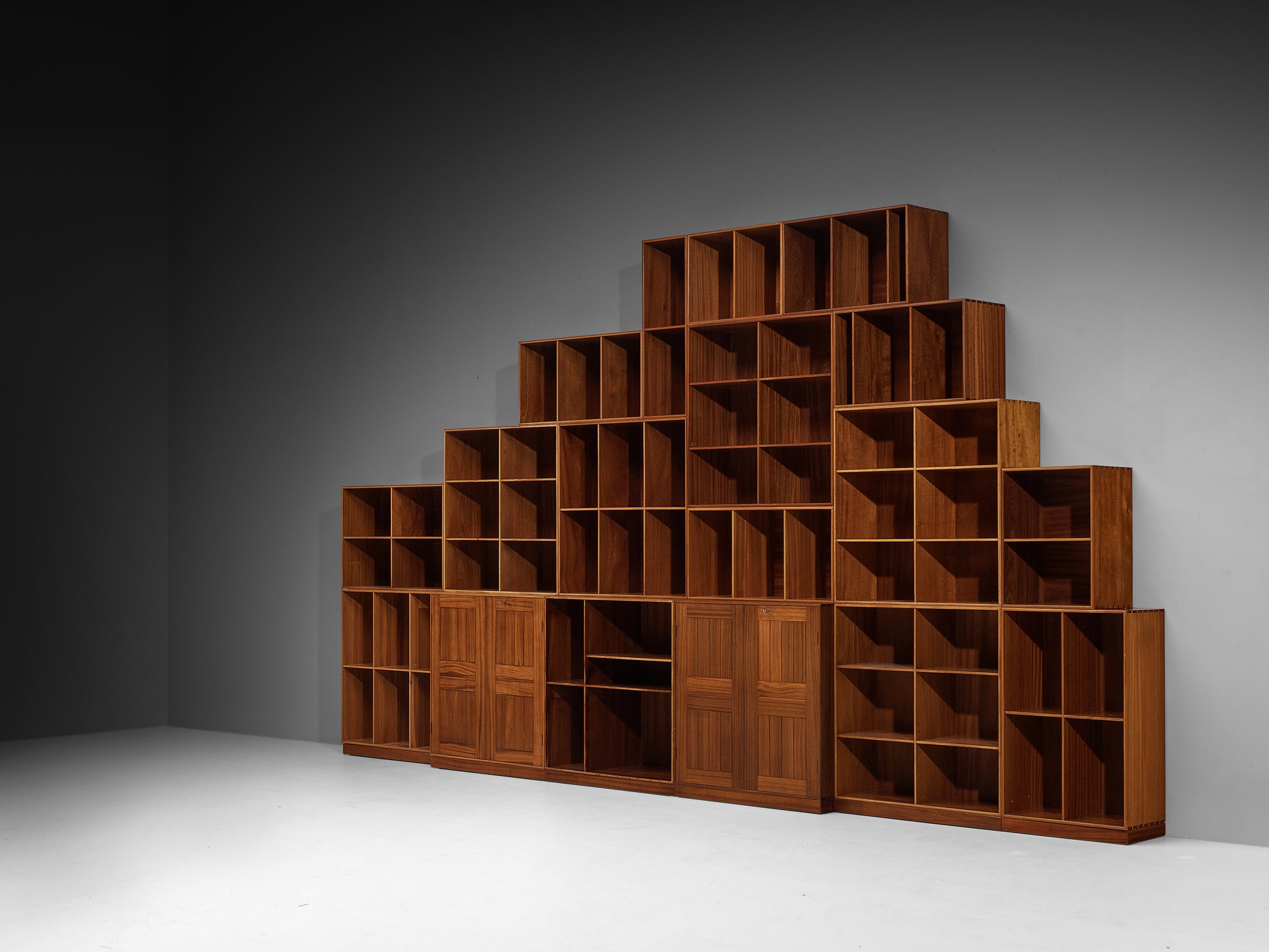 Mogens Koch for Rud Radmussen Modular Book Case in Mahogany