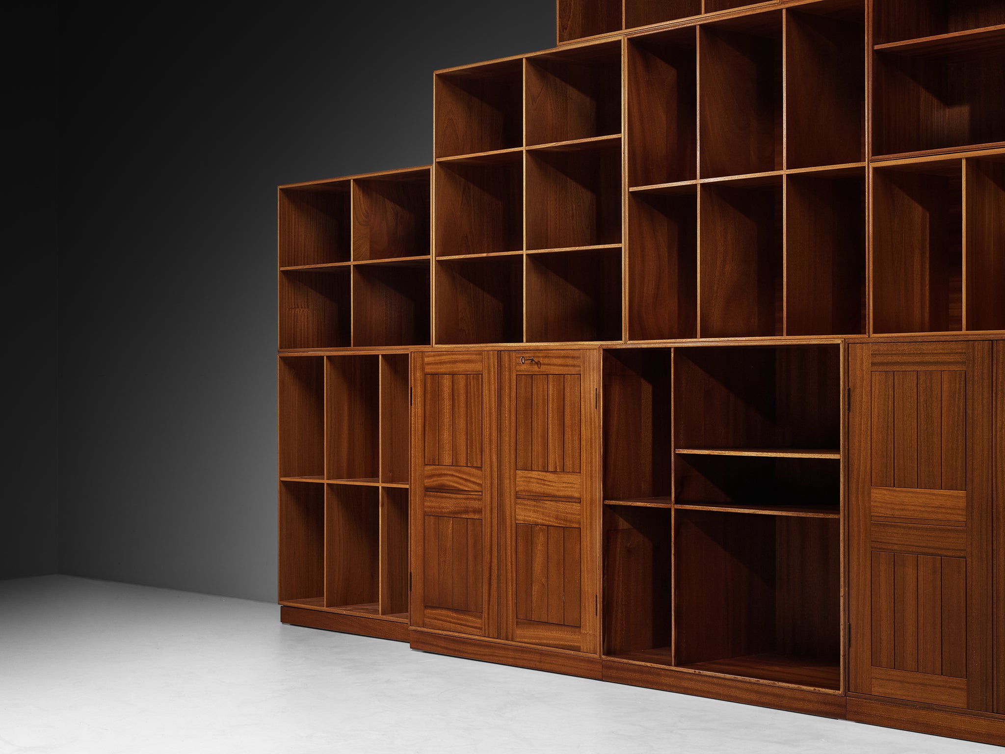 Mogens Koch for Rud Radmussen Modular Book Case in Mahogany