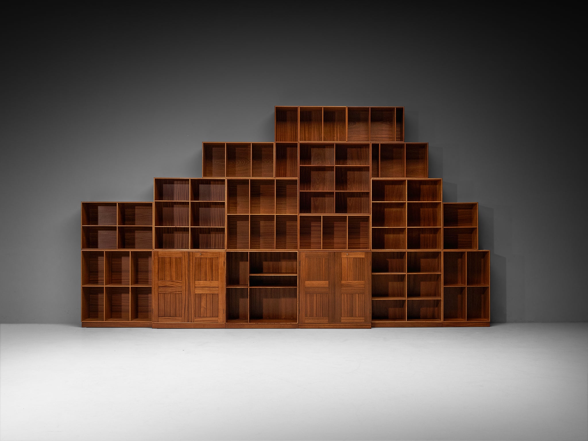Mogens Koch for Rud Radmussen Modular Book Case in Mahogany