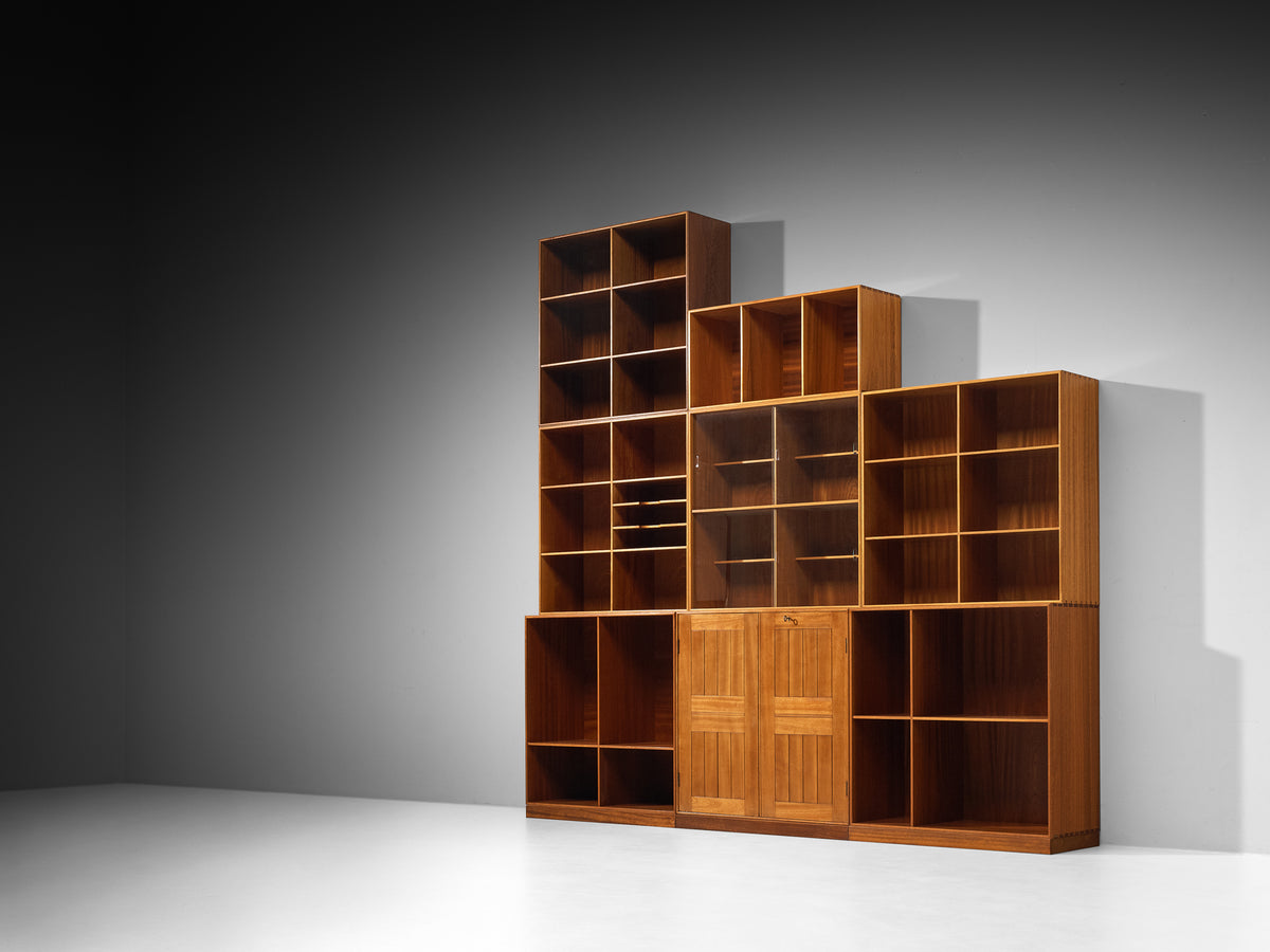 Mogens Koch for Rud Radmussen Modular Bookcase in Mahogany Case pieces and storage cabinets Morentz