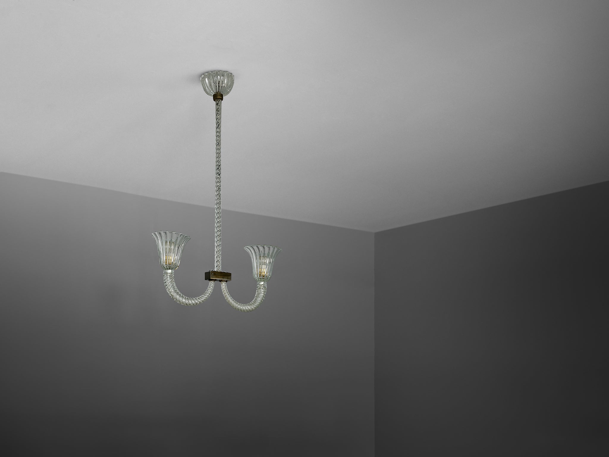Art Deco Italian Murano Glass Chandelier Lighting Morentz