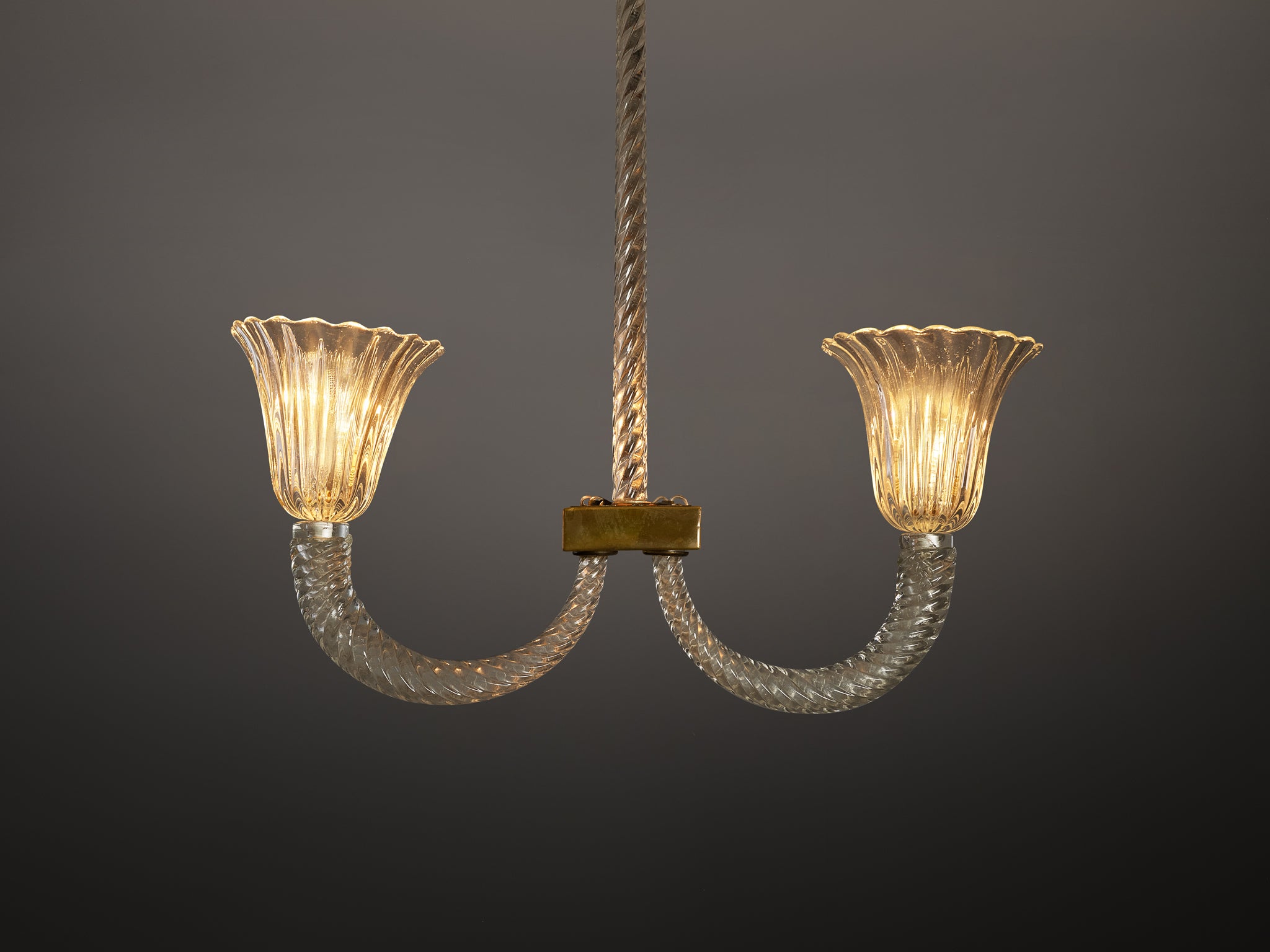 Art Deco Italian Murano Glass Chandelier Lighting Morentz